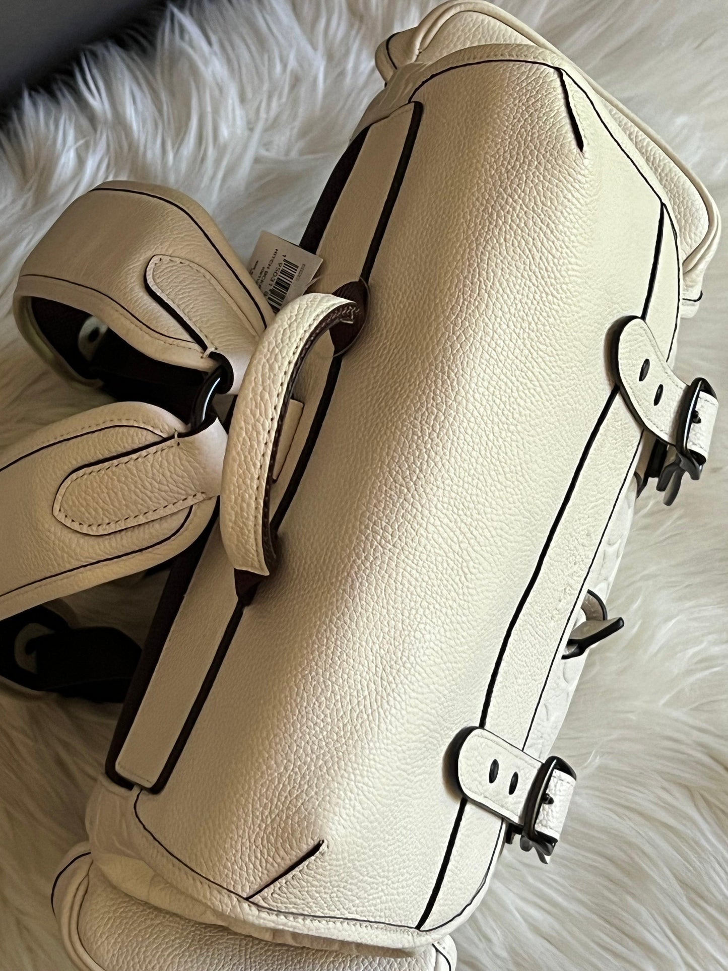 Coach Hitch Backpack in Signature Leather