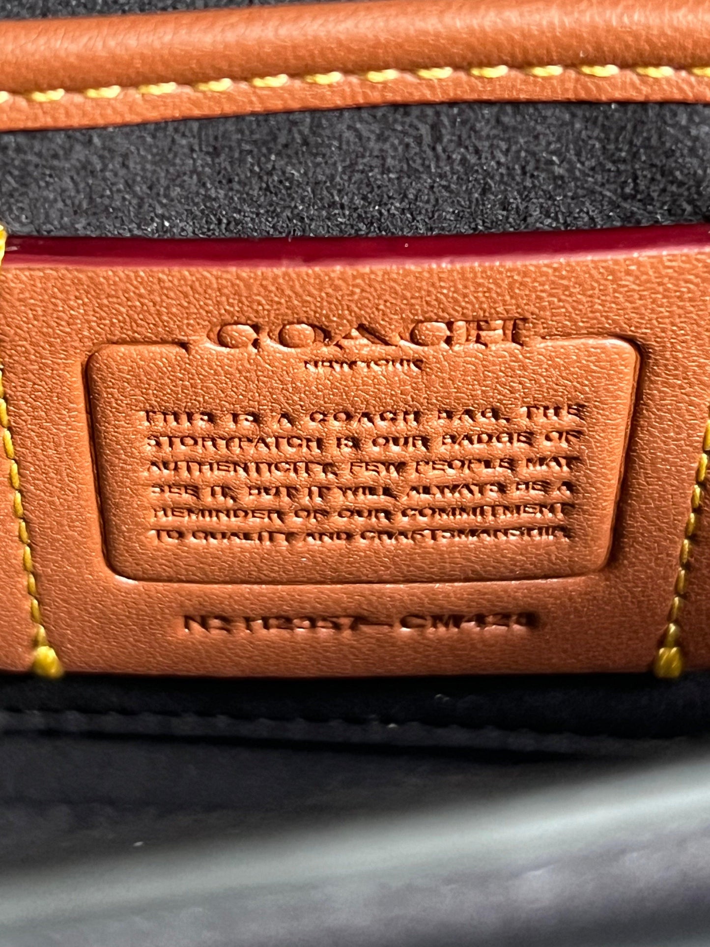 Coach Studio Baguette Bag with Sequins
