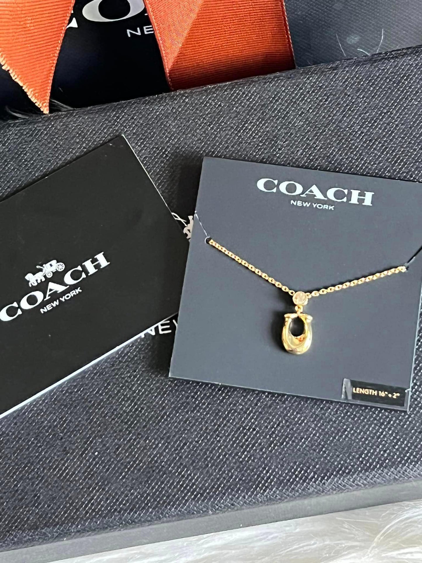 Coach Signature Crystal Necklace