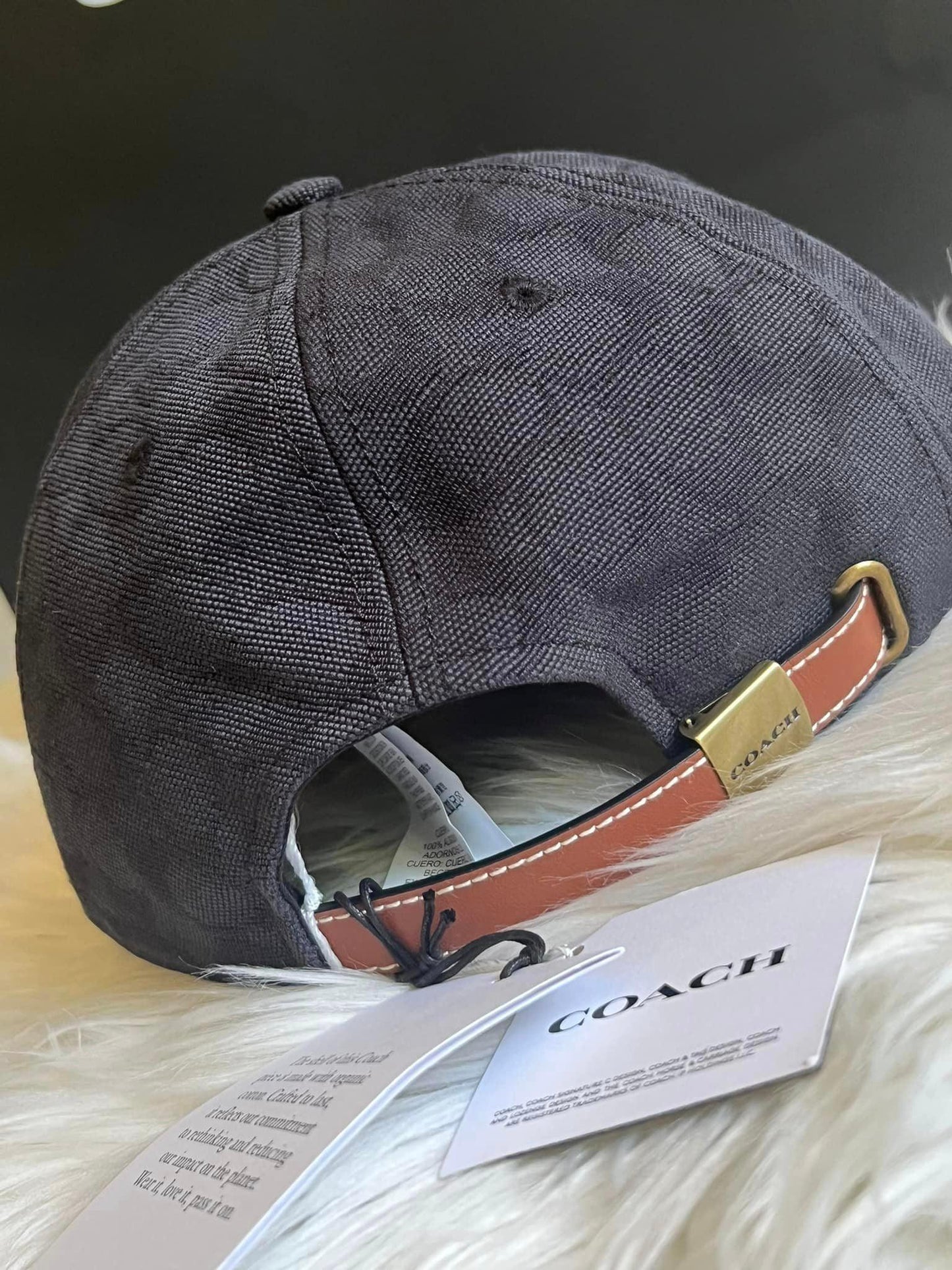 Coach Baseball Cap in Organic Cotton and Recycled Polyester