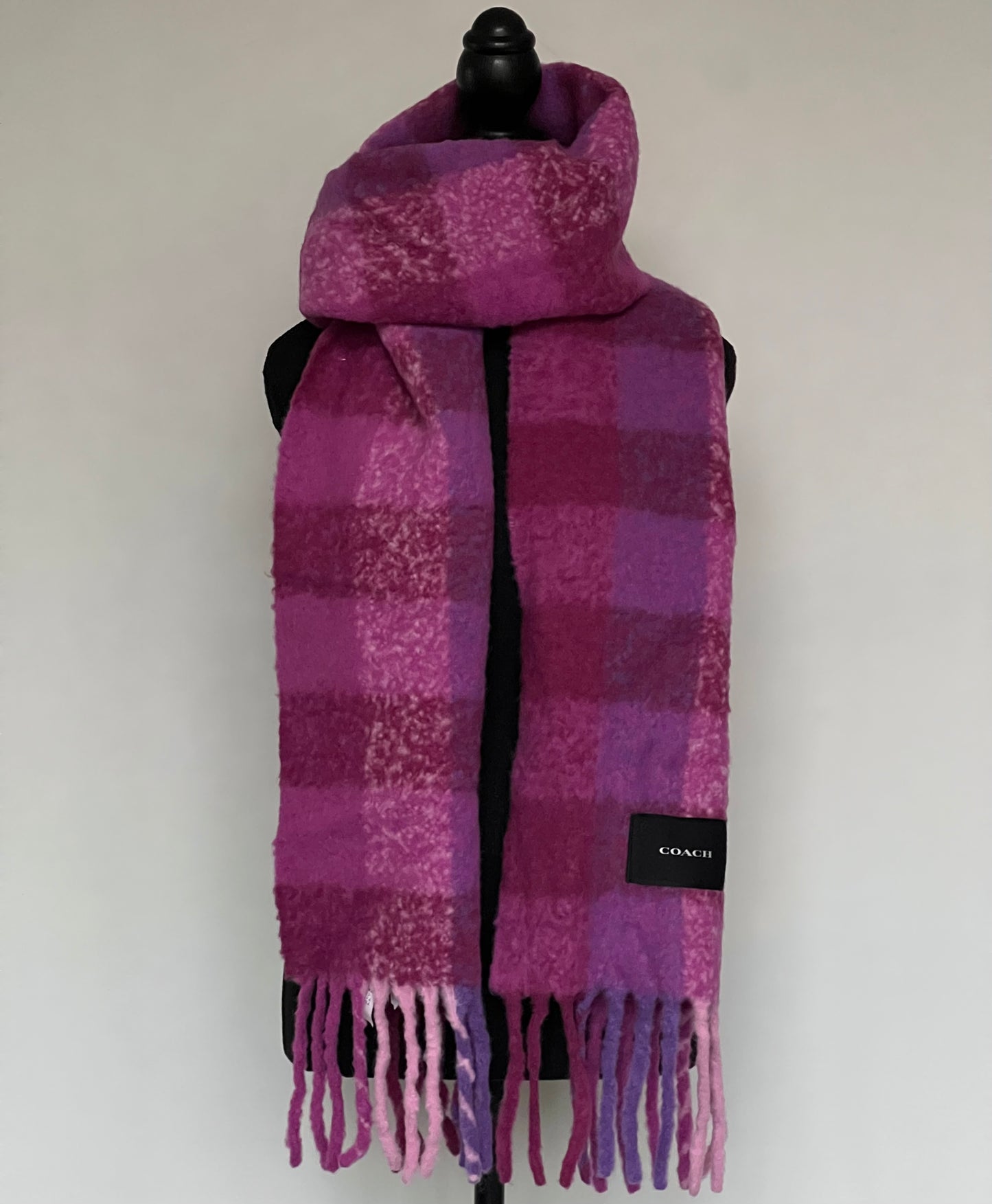 Coach Plaid Oversized Muffler