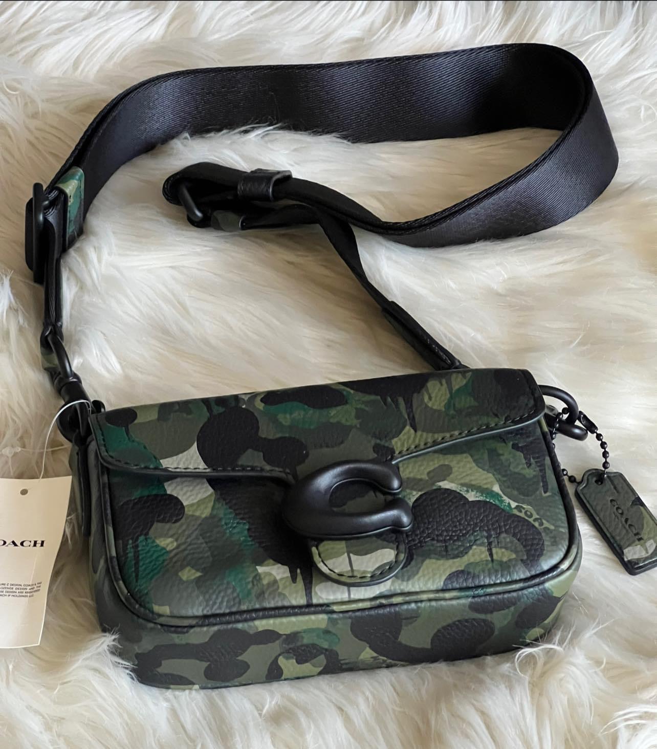 Coach Soft Tabby Crossbody 18 with Camo Print