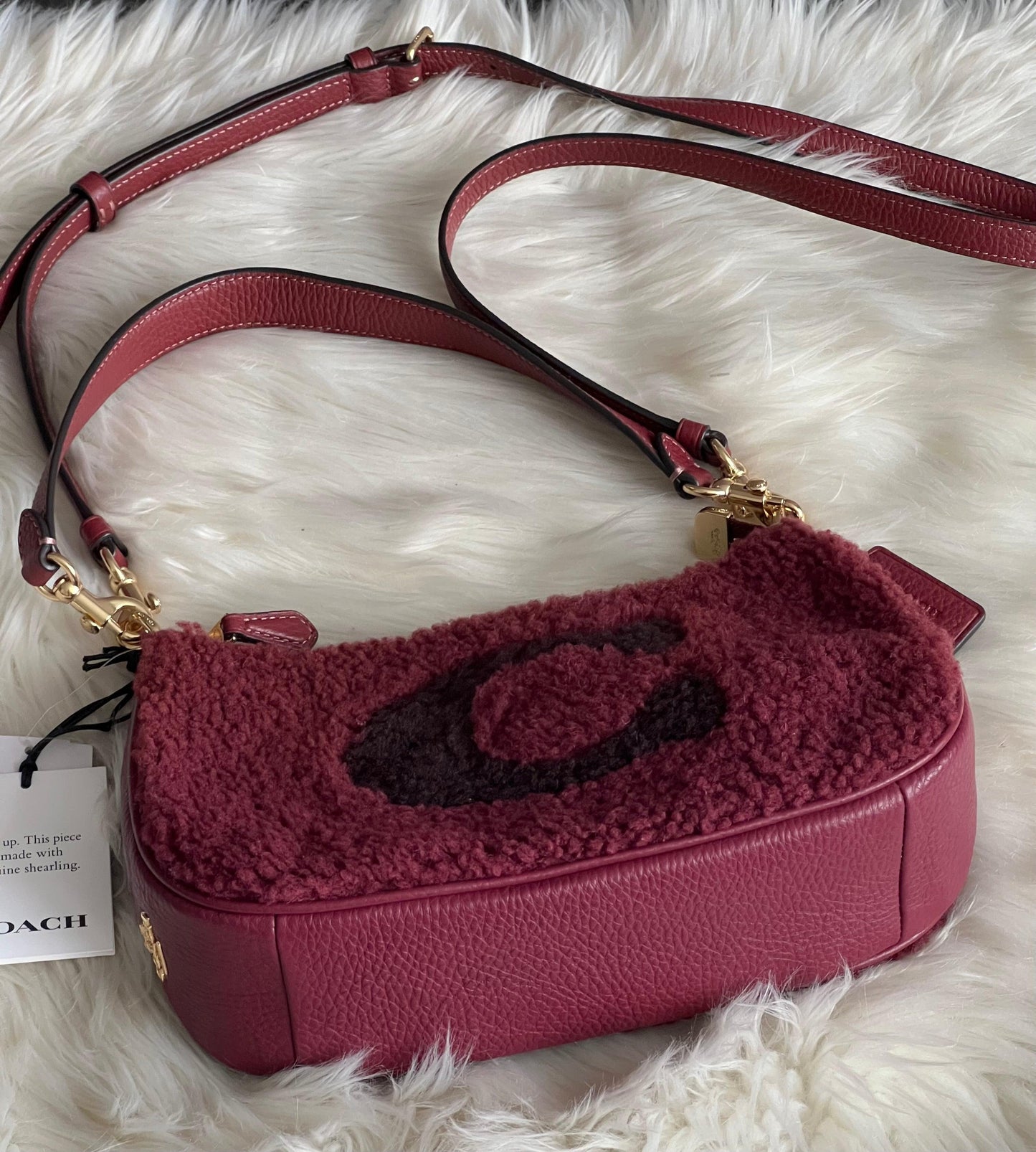 Coach Teri Shoulder Bag with Coach Motif