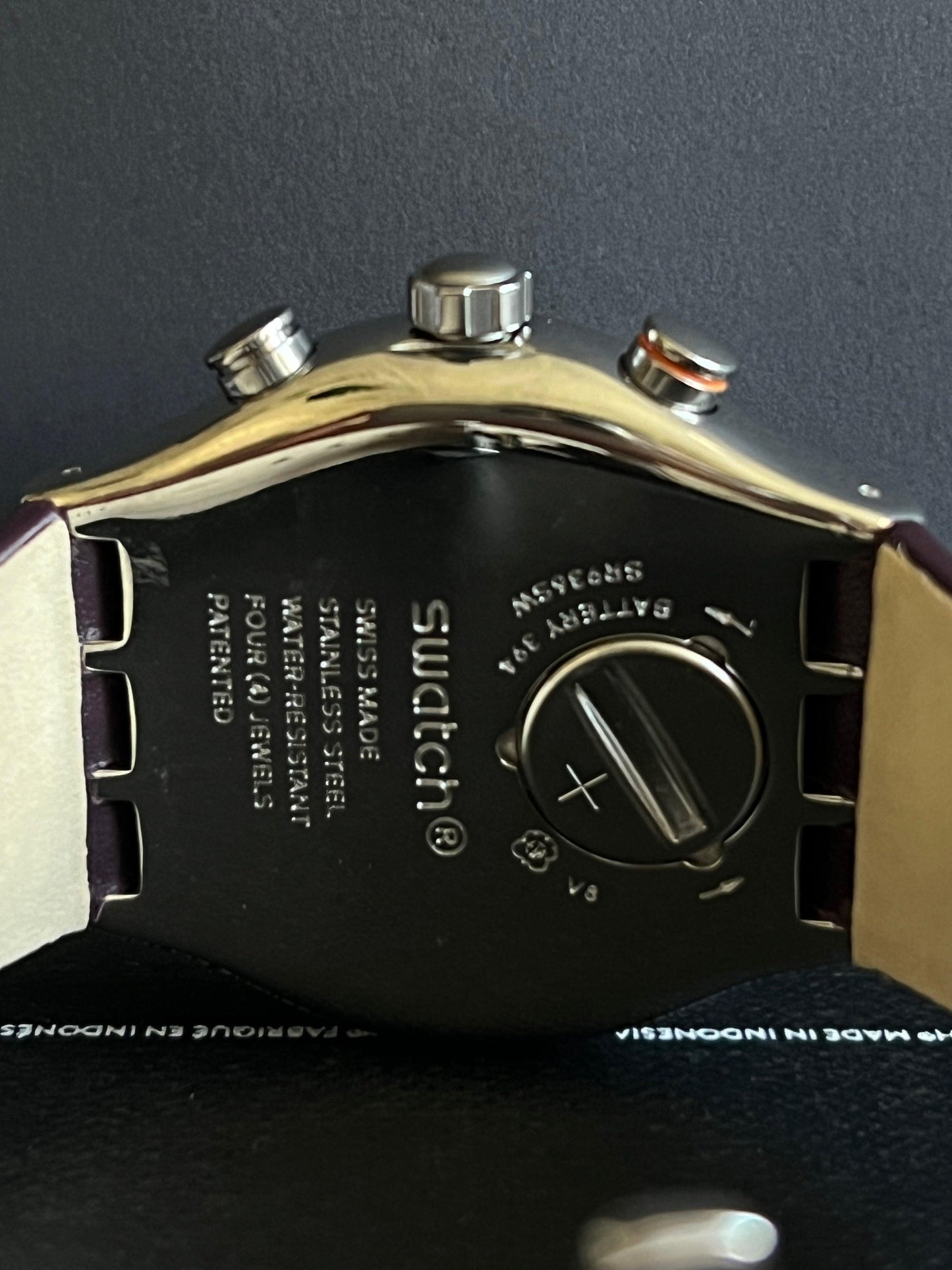 Swatch Prisoner Irony Chrono Watch
Swiss Made