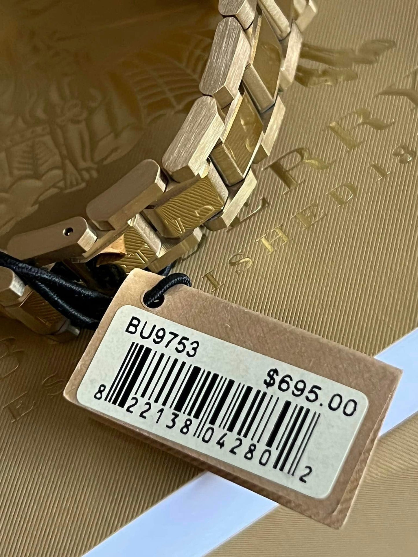 Burberry Unisex The City Gold Stainless Steel Watch