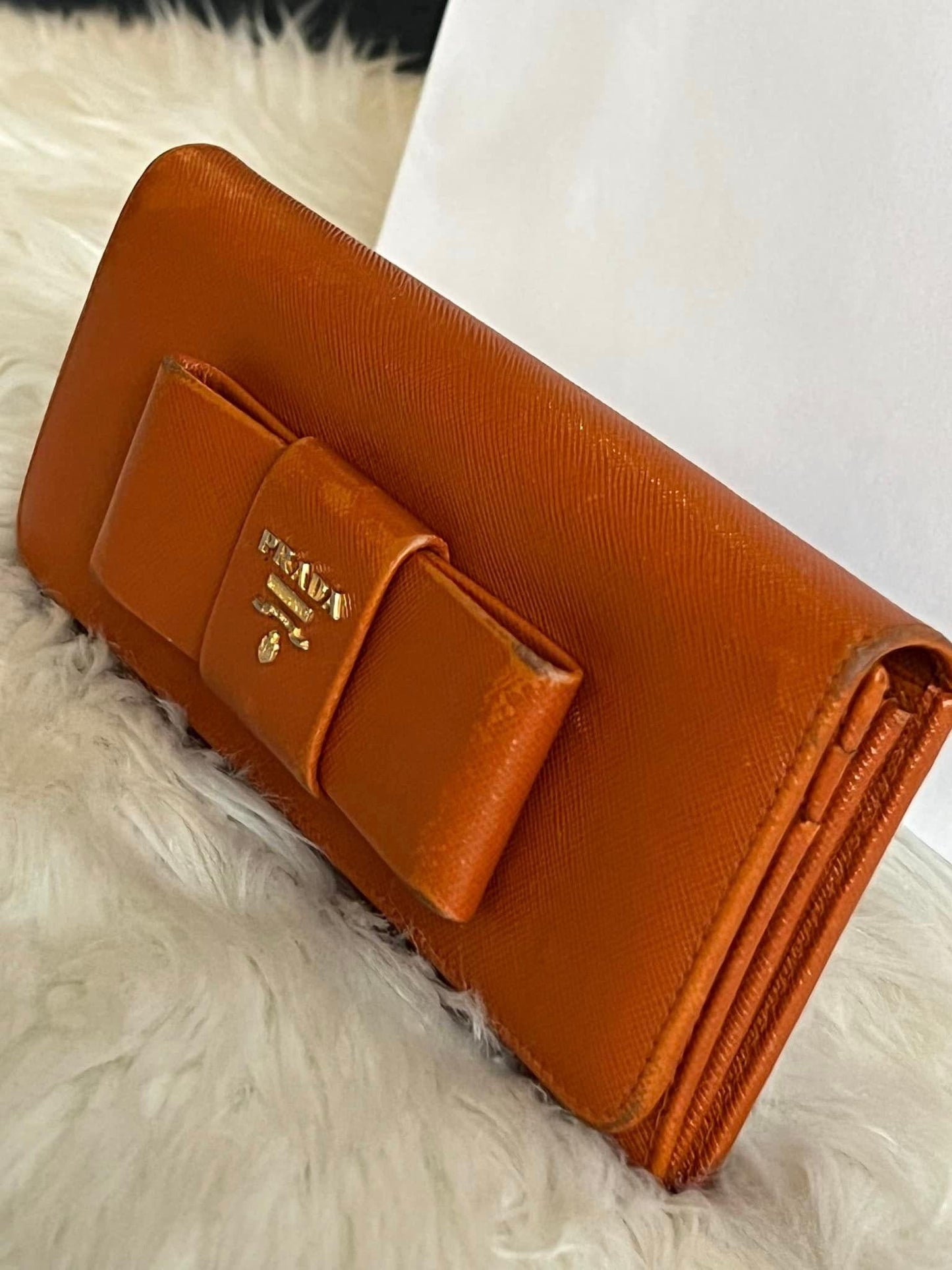 Prada Wallet - Orange