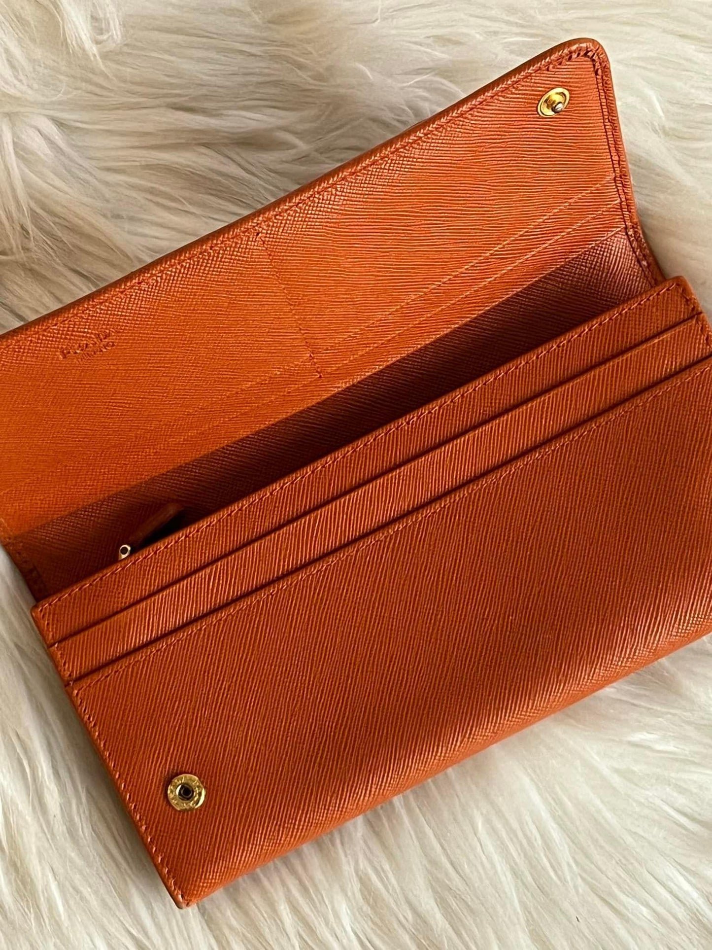 Prada Wallet - Orange