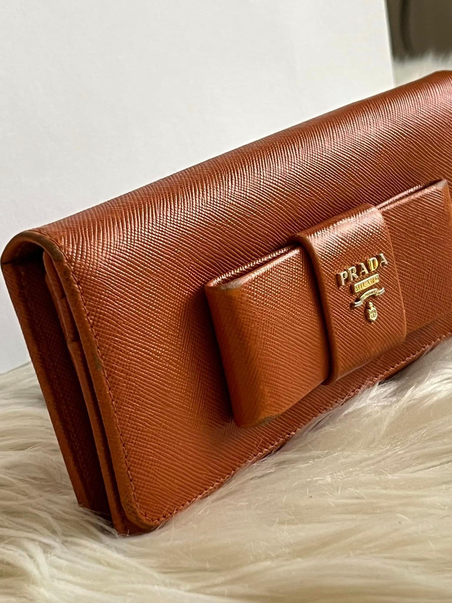 Prada Wallet - Orange
