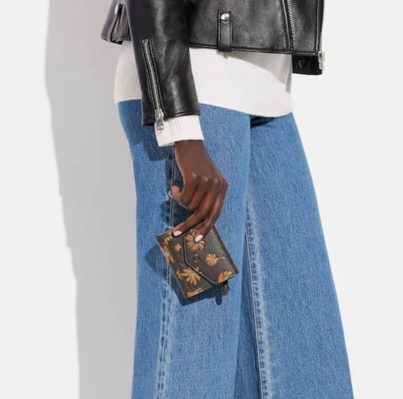 Coach Wyn Small Wallet with Floral Print