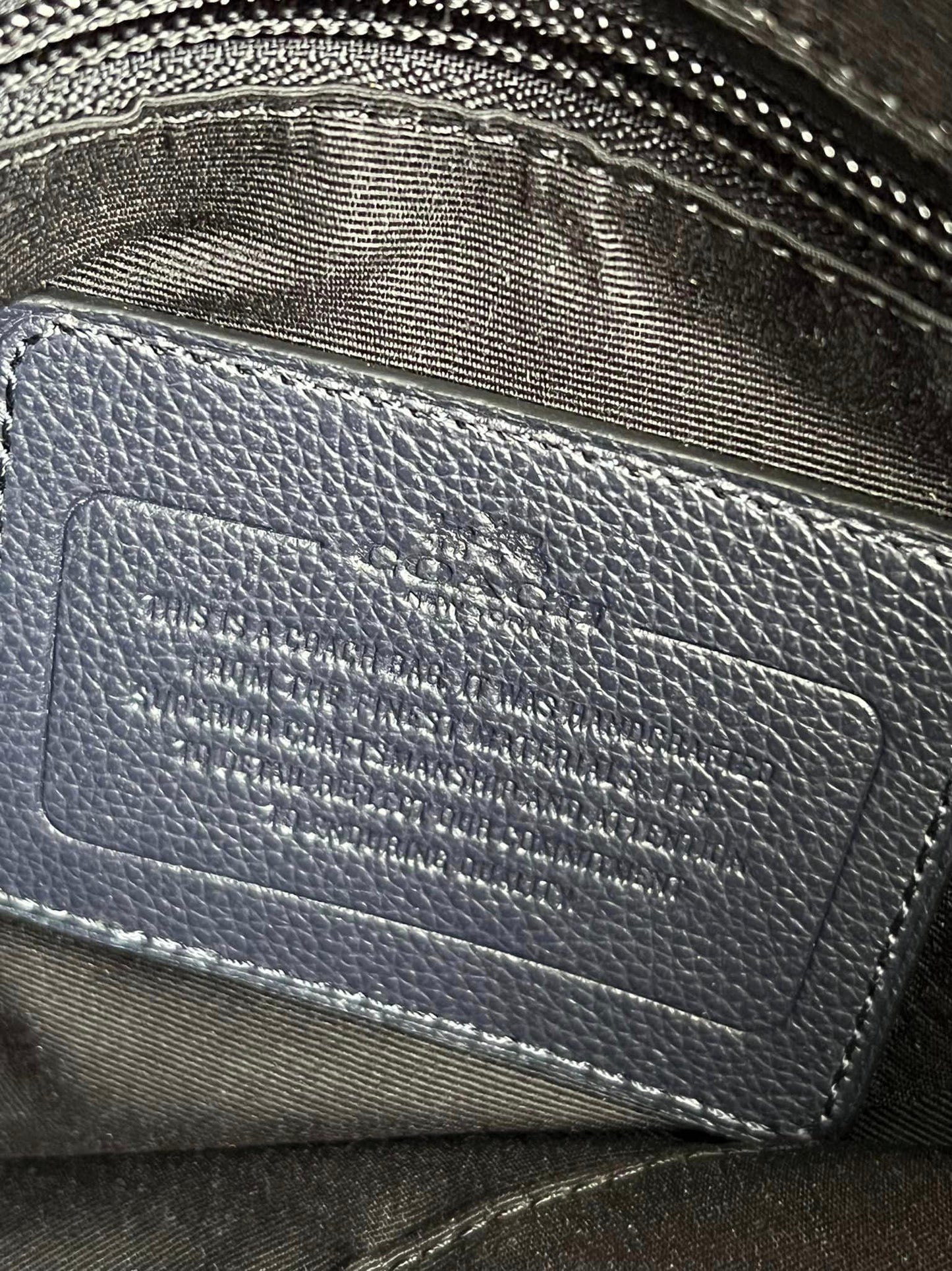Coach Charles Crossbody in Varsity Leather
