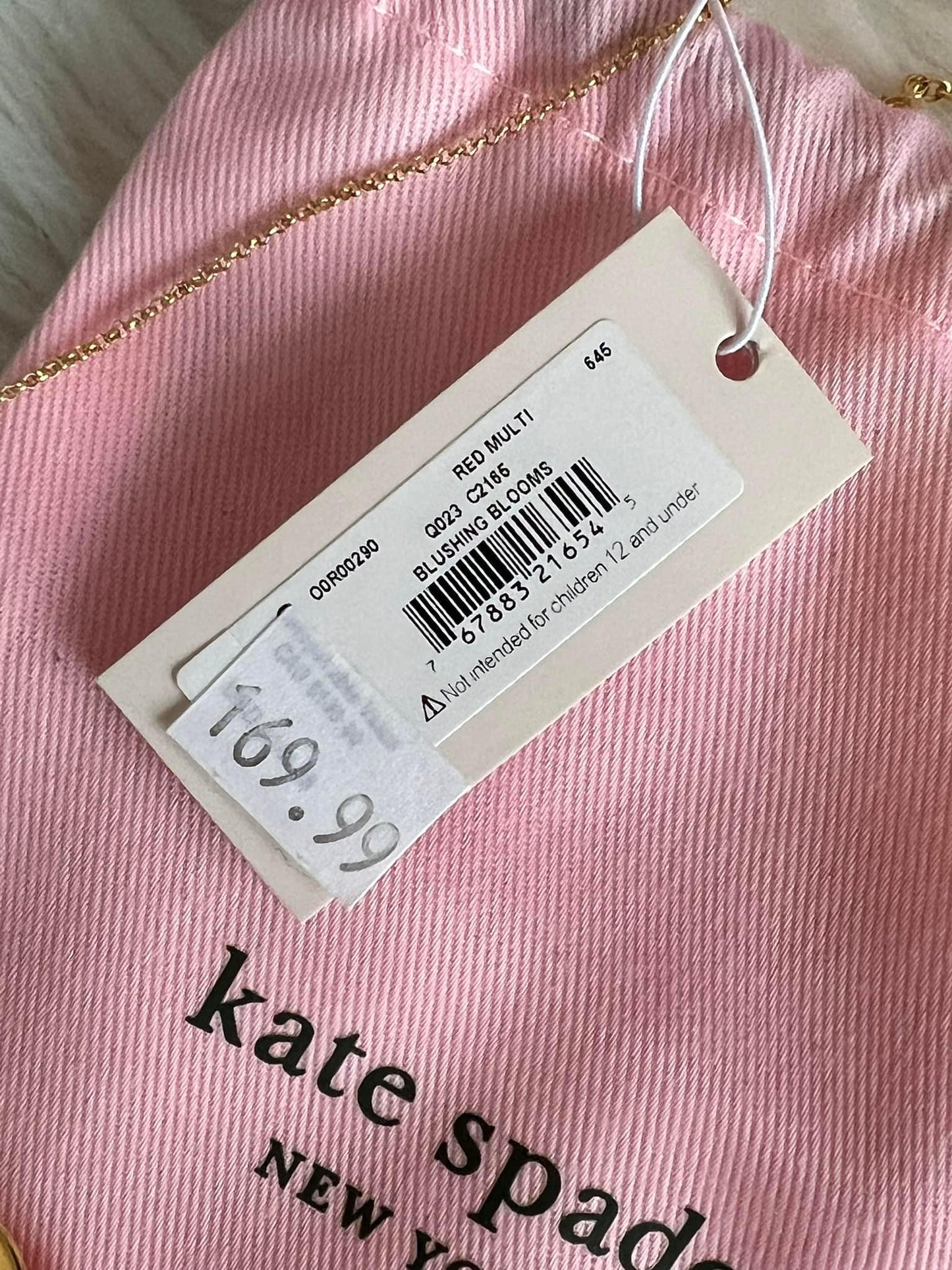 Kate Spade Blushing Blooms Statement Necklace