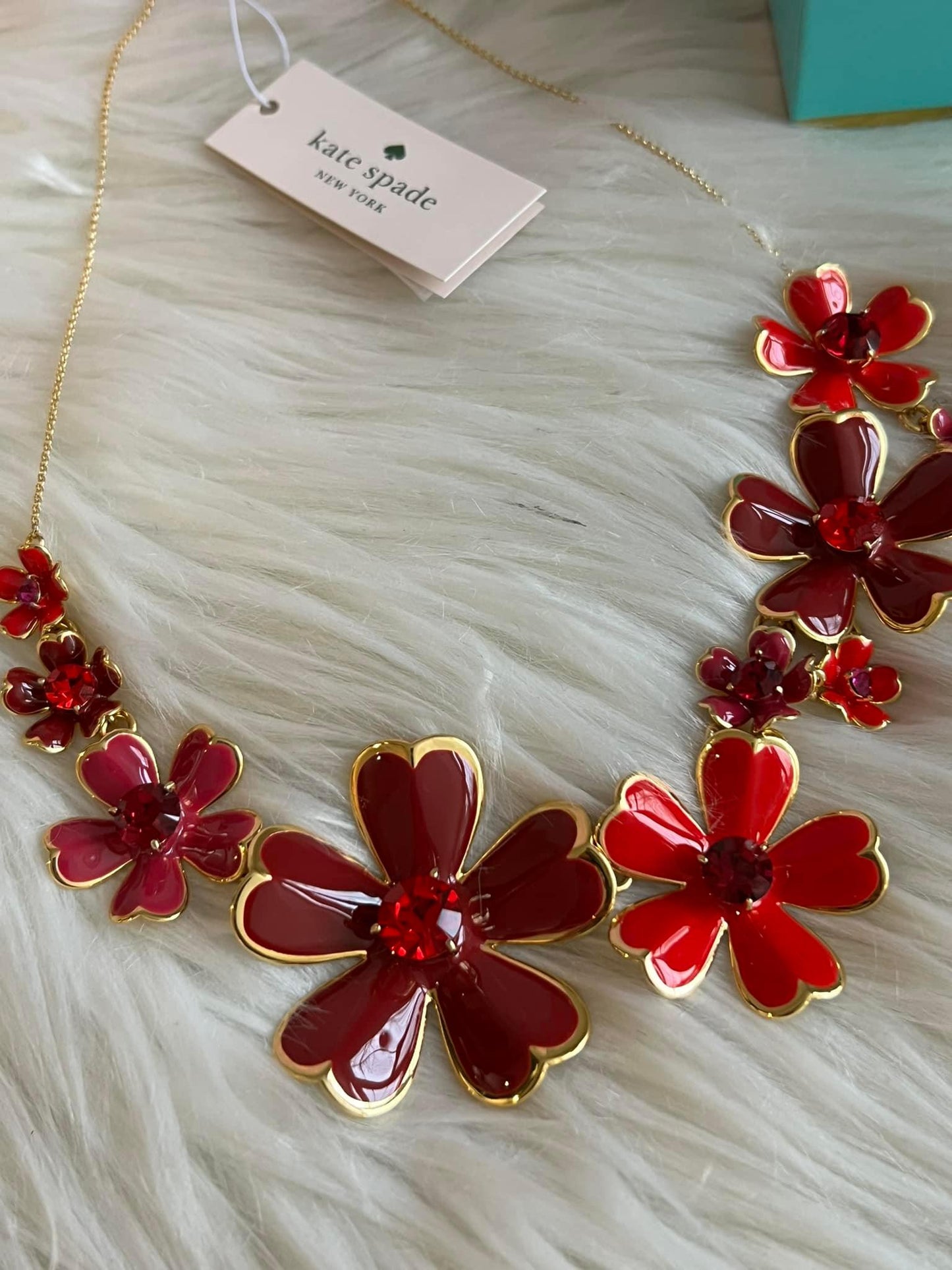 Kate Spade Blushing Blooms Statement Necklace
