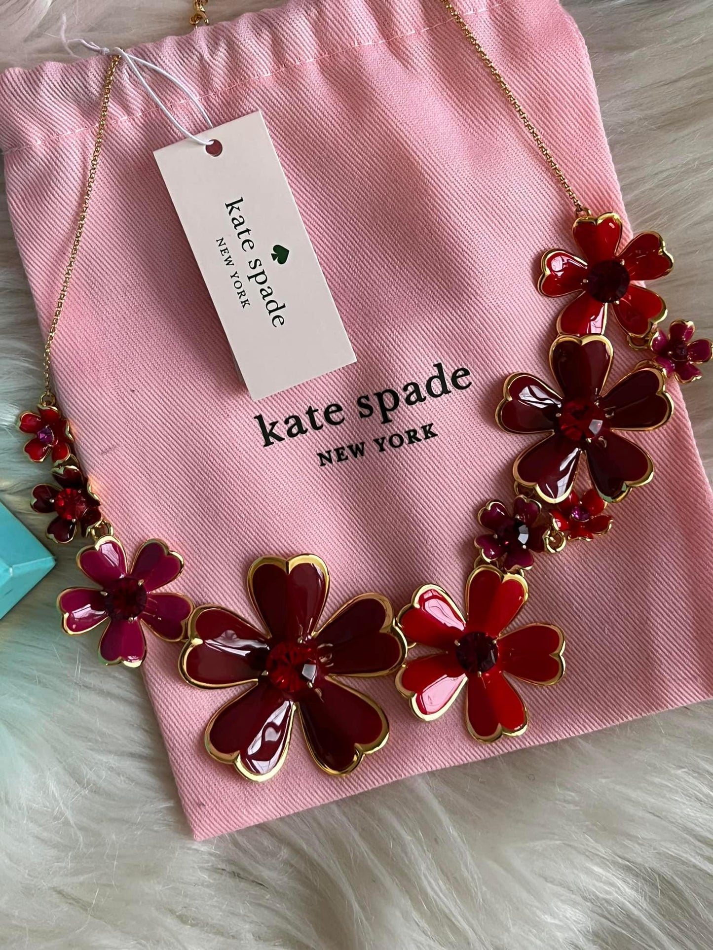 Kate Spade Blushing Blooms Statement Necklace