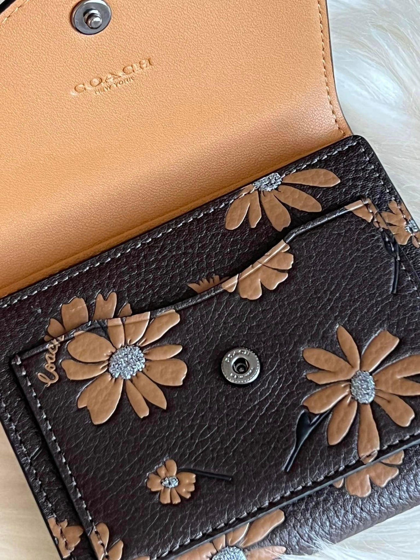 Coach Wyn Small Wallet with Floral Print