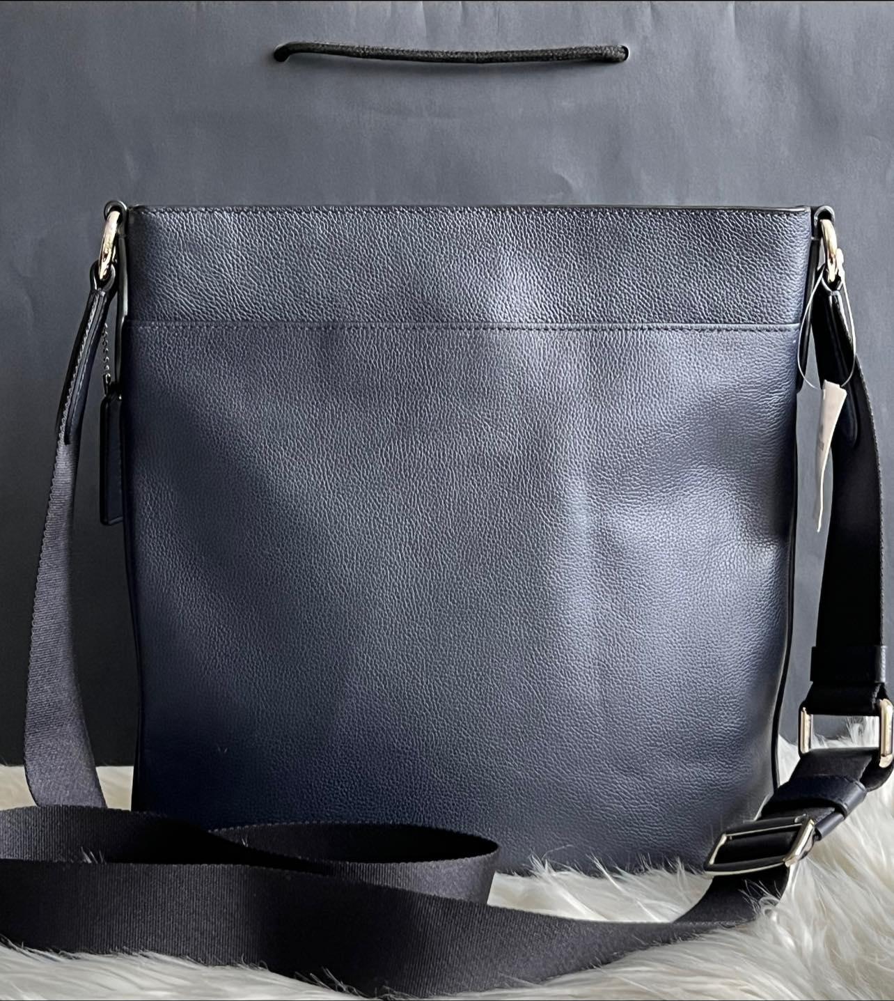 Coach Charles Crossbody in Varsity Leather