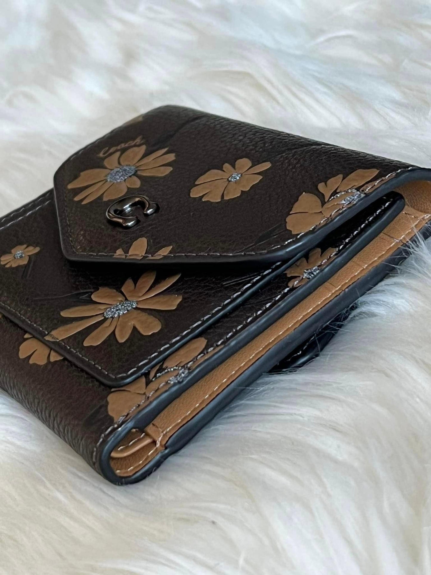 Coach Wyn Small Wallet with Floral Print
