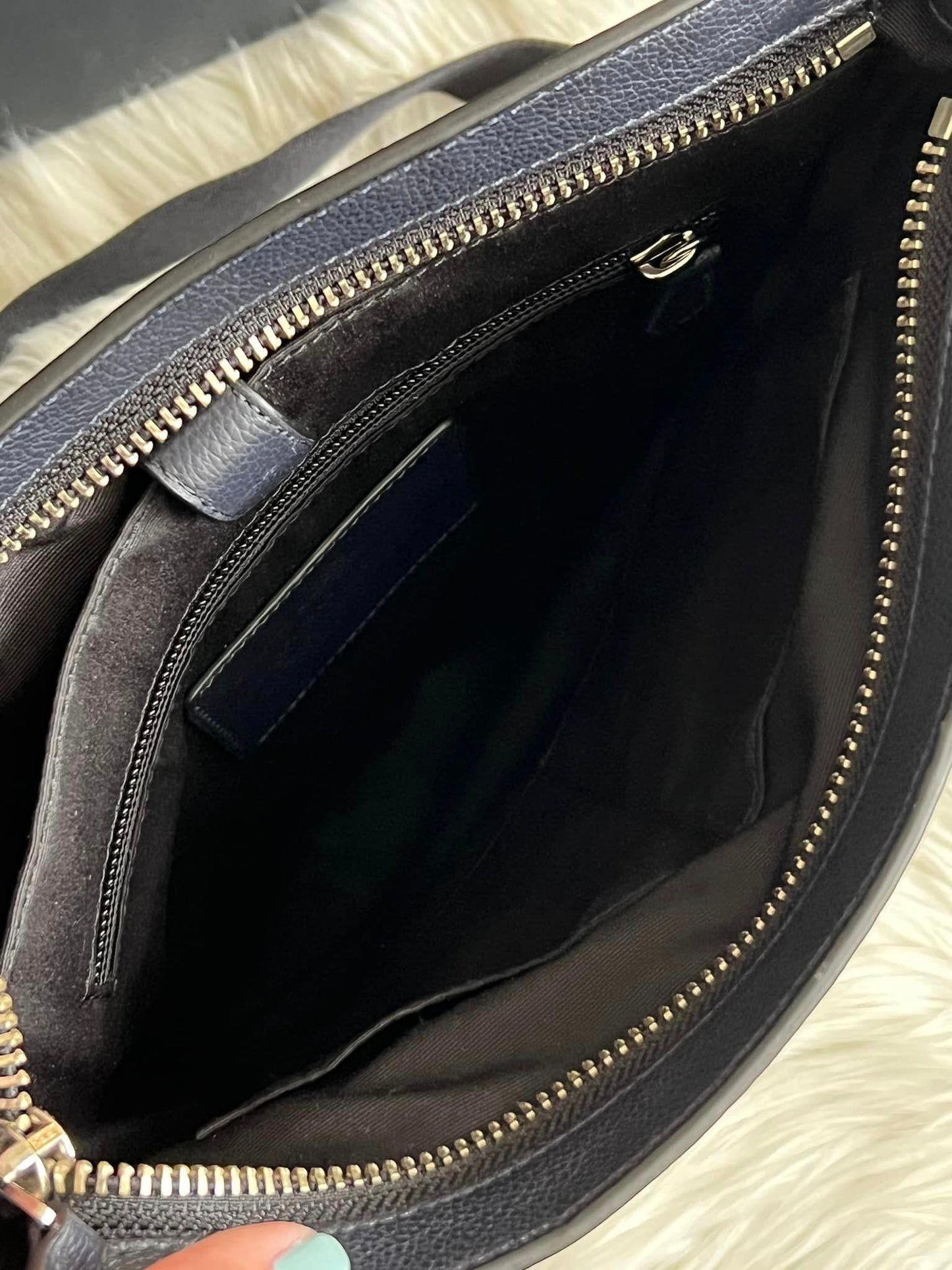 Coach Charles Crossbody in Varsity Leather