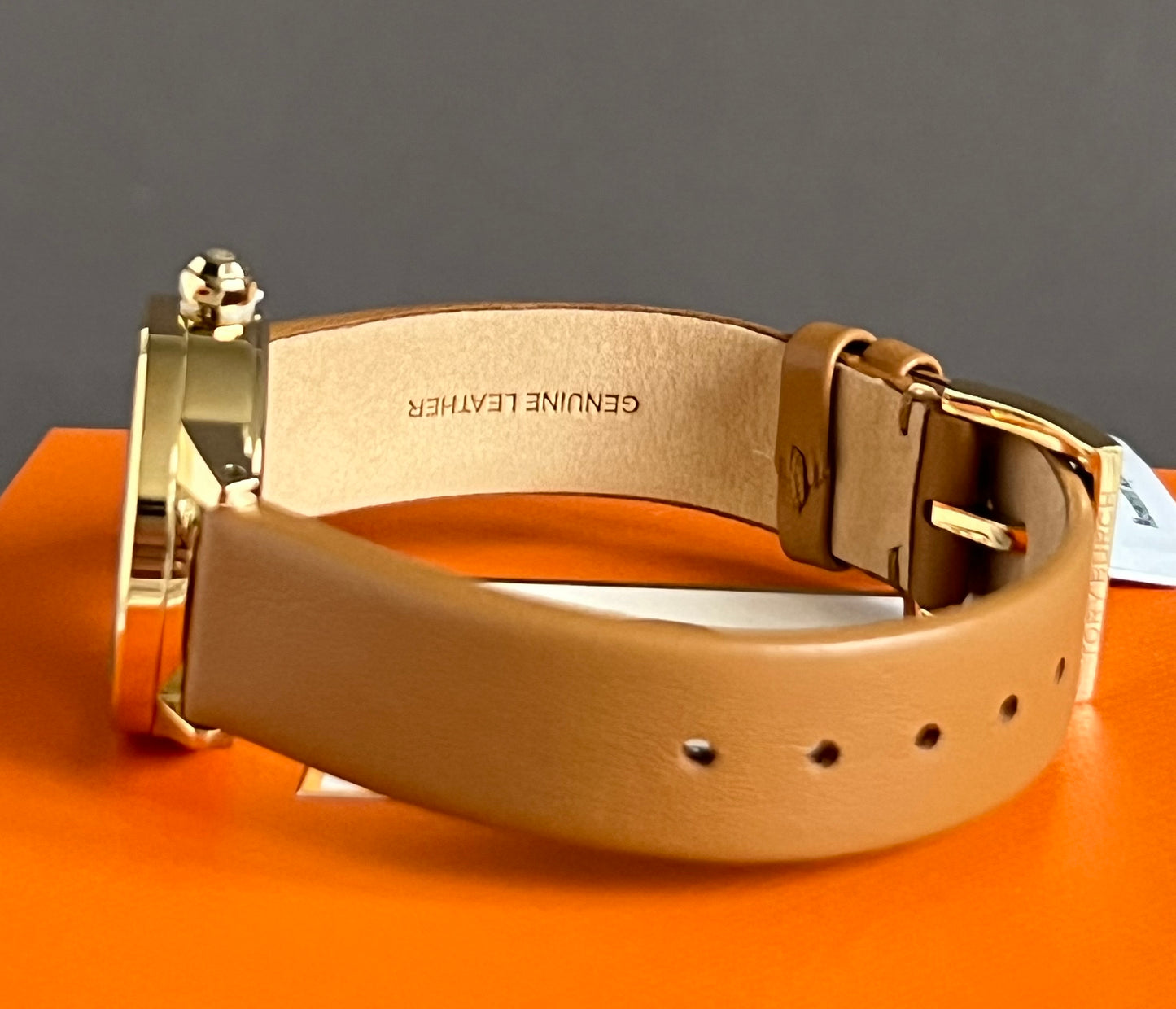 Tory Burch Gigi Leather Strap Watch Gift Set