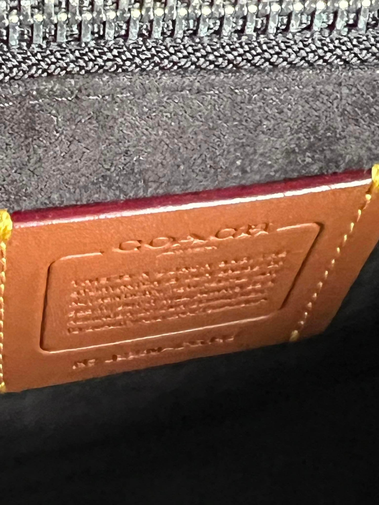 Coach Frankie Crossbody 18 with Plaid Print