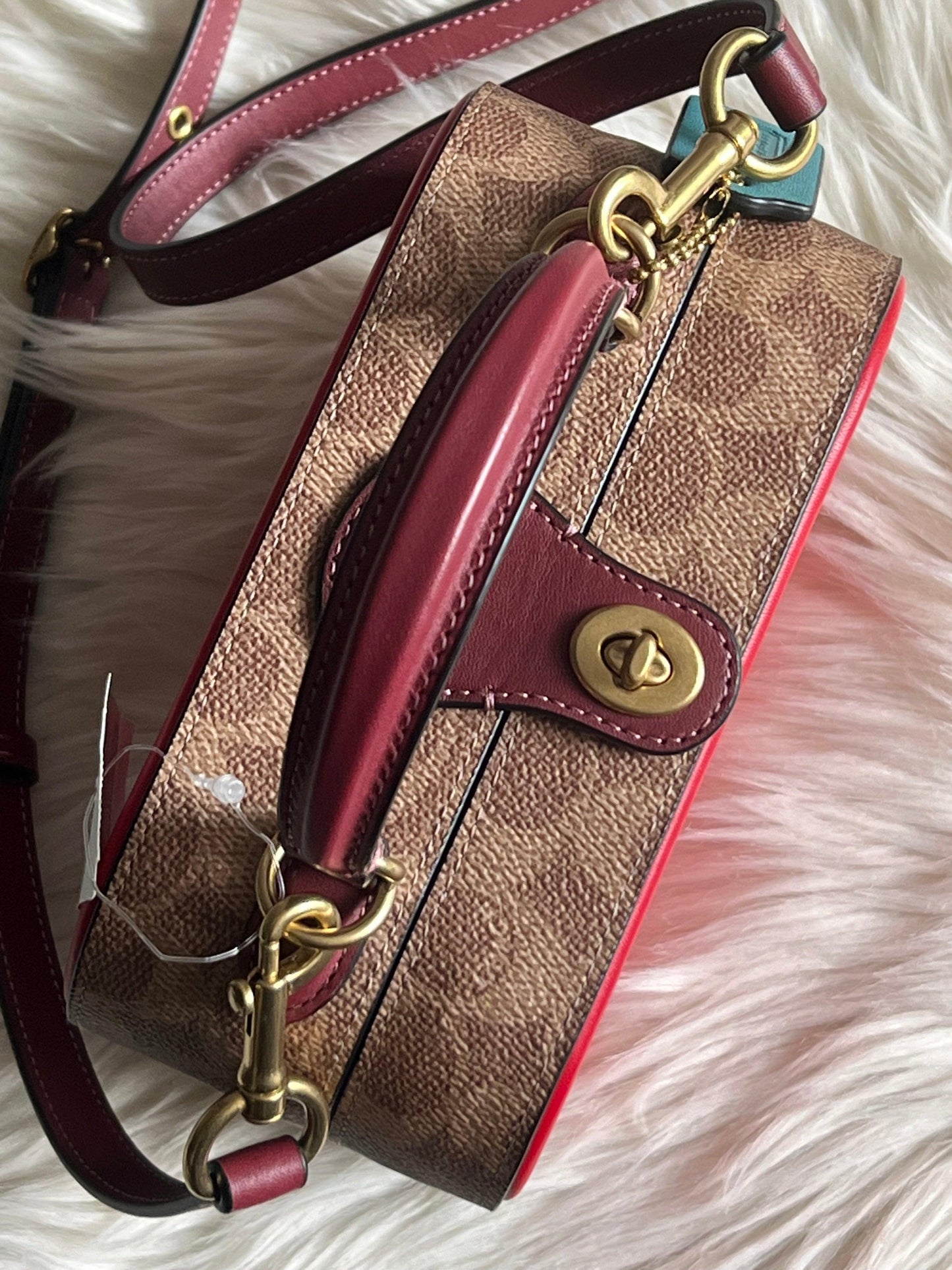 Coach Lunar New Year Square Bag in Signature Canvas