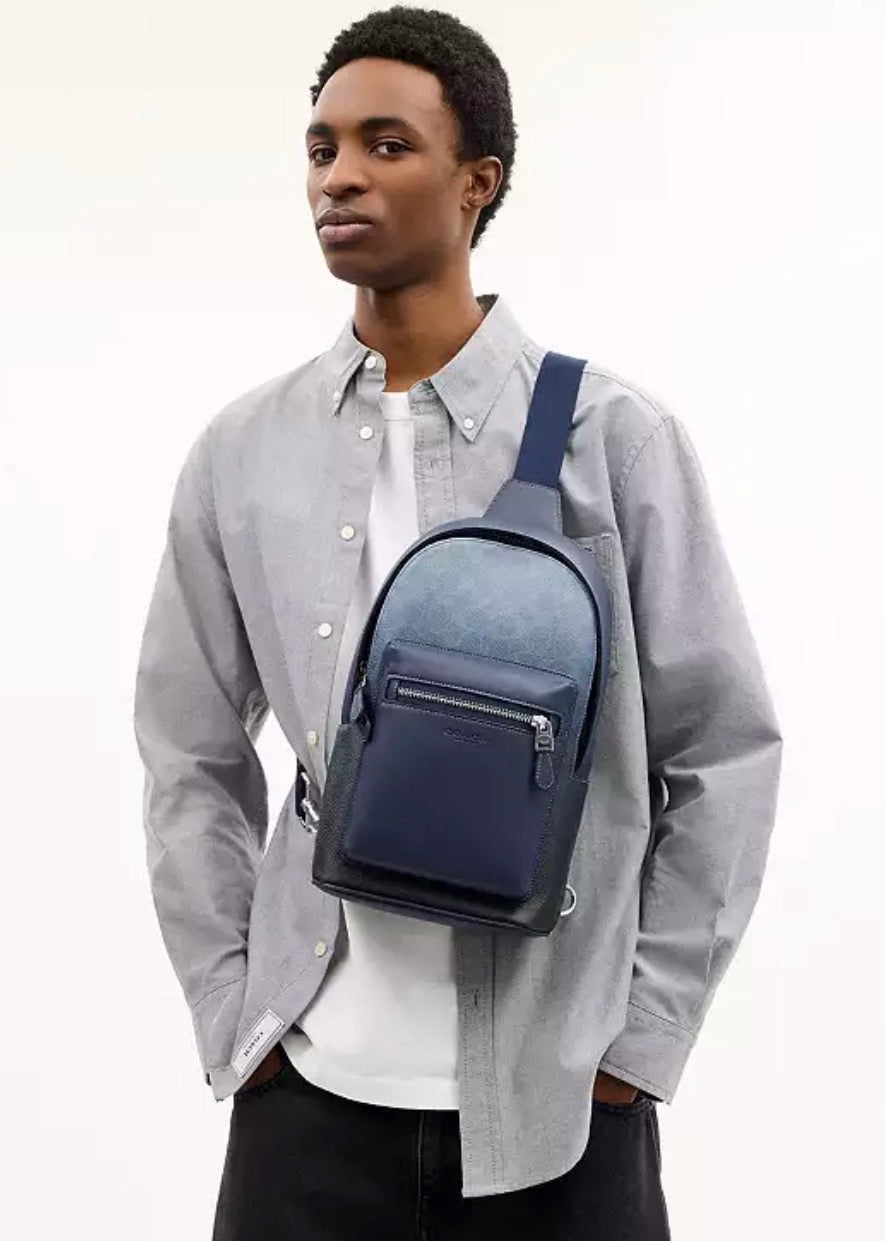 Coach West Pack In Ombre Signature Canvas