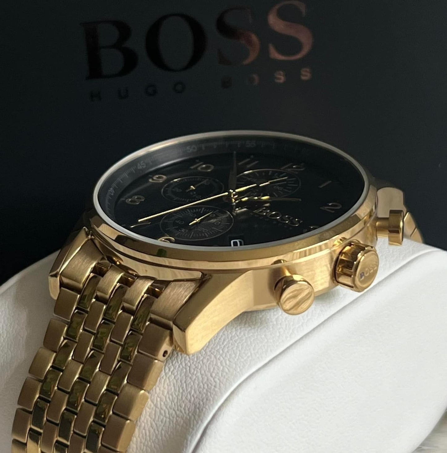 Hugo Boss Men’s Gold Navigator Chronograph Watch