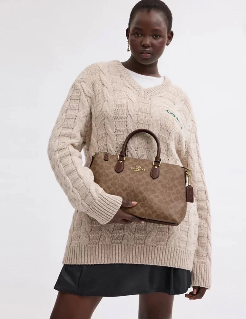 Coach Georgia Satchel in Signature Canvas