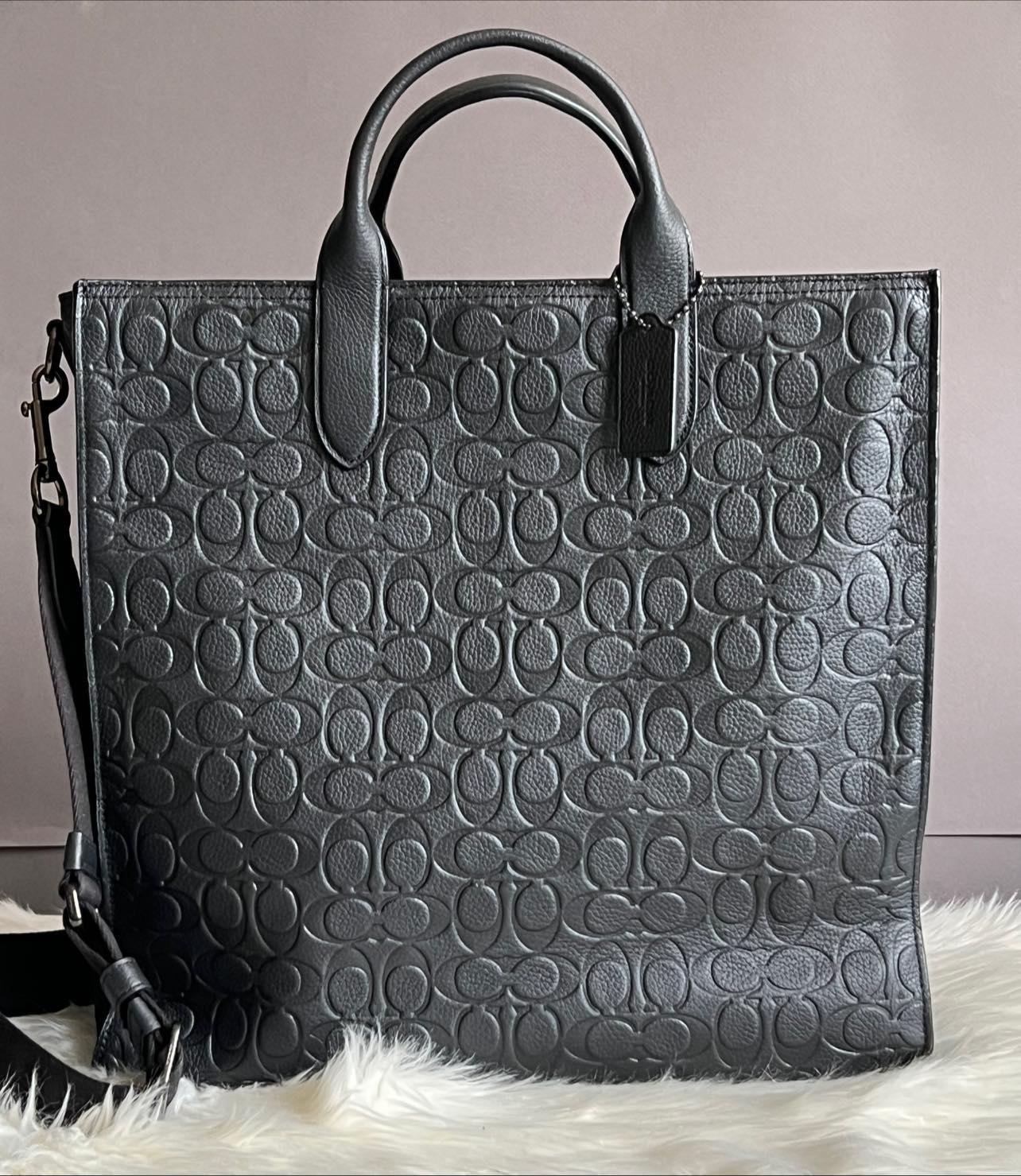 Coach Gotham Tall Tote in Signature Leather