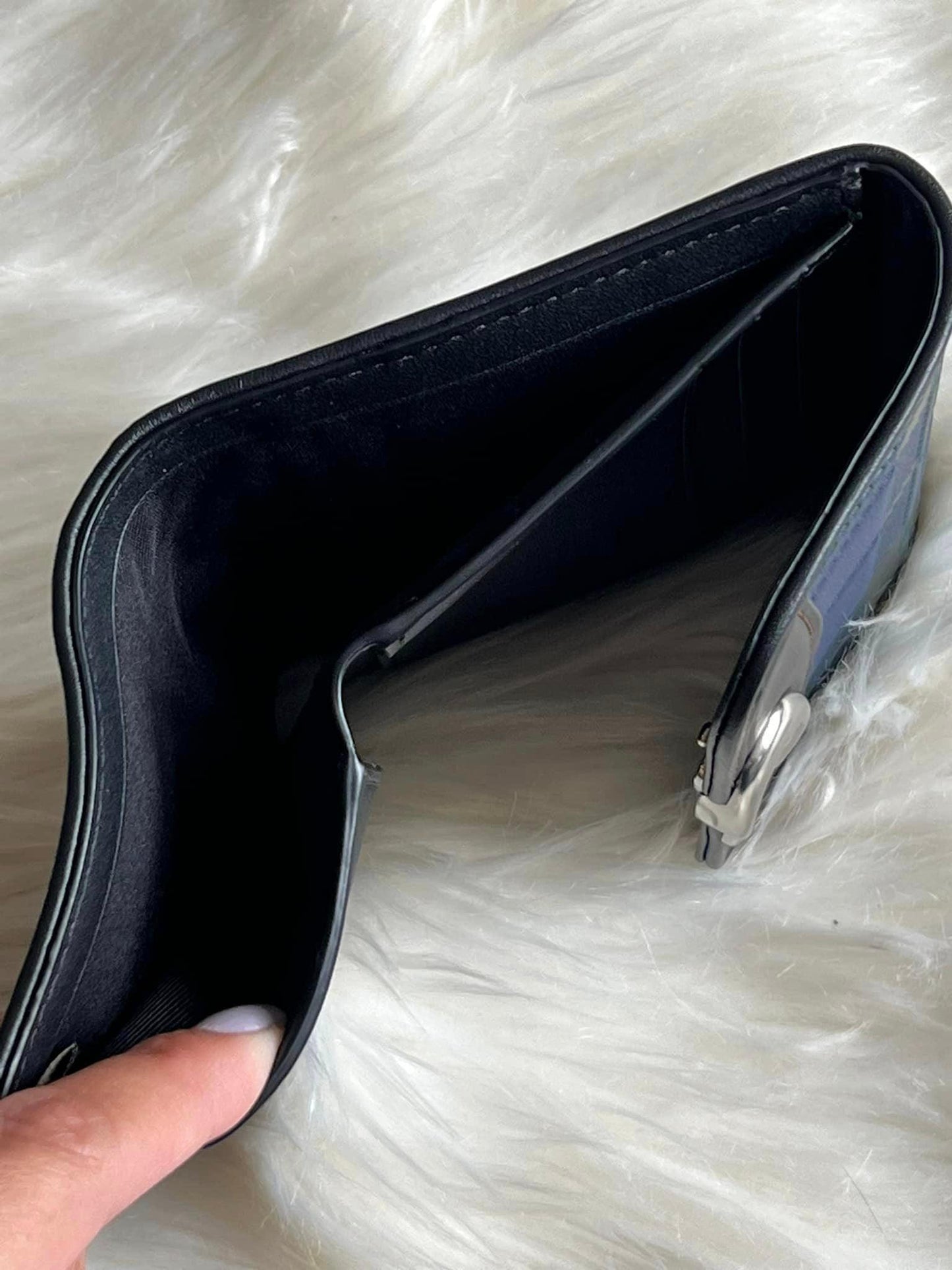 Coach Bandit Wallet with Plaid Print
