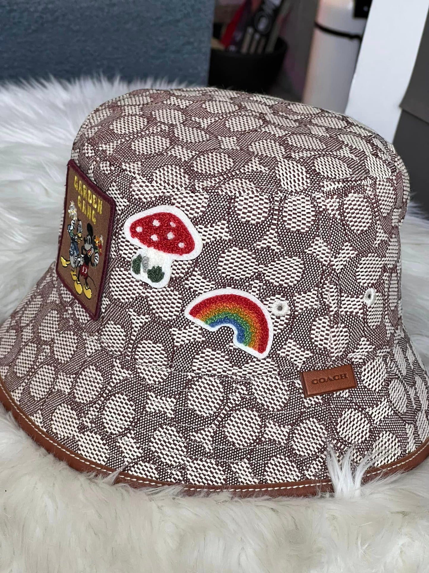 Disney X Coach Signature Jacquard Bucket Hat