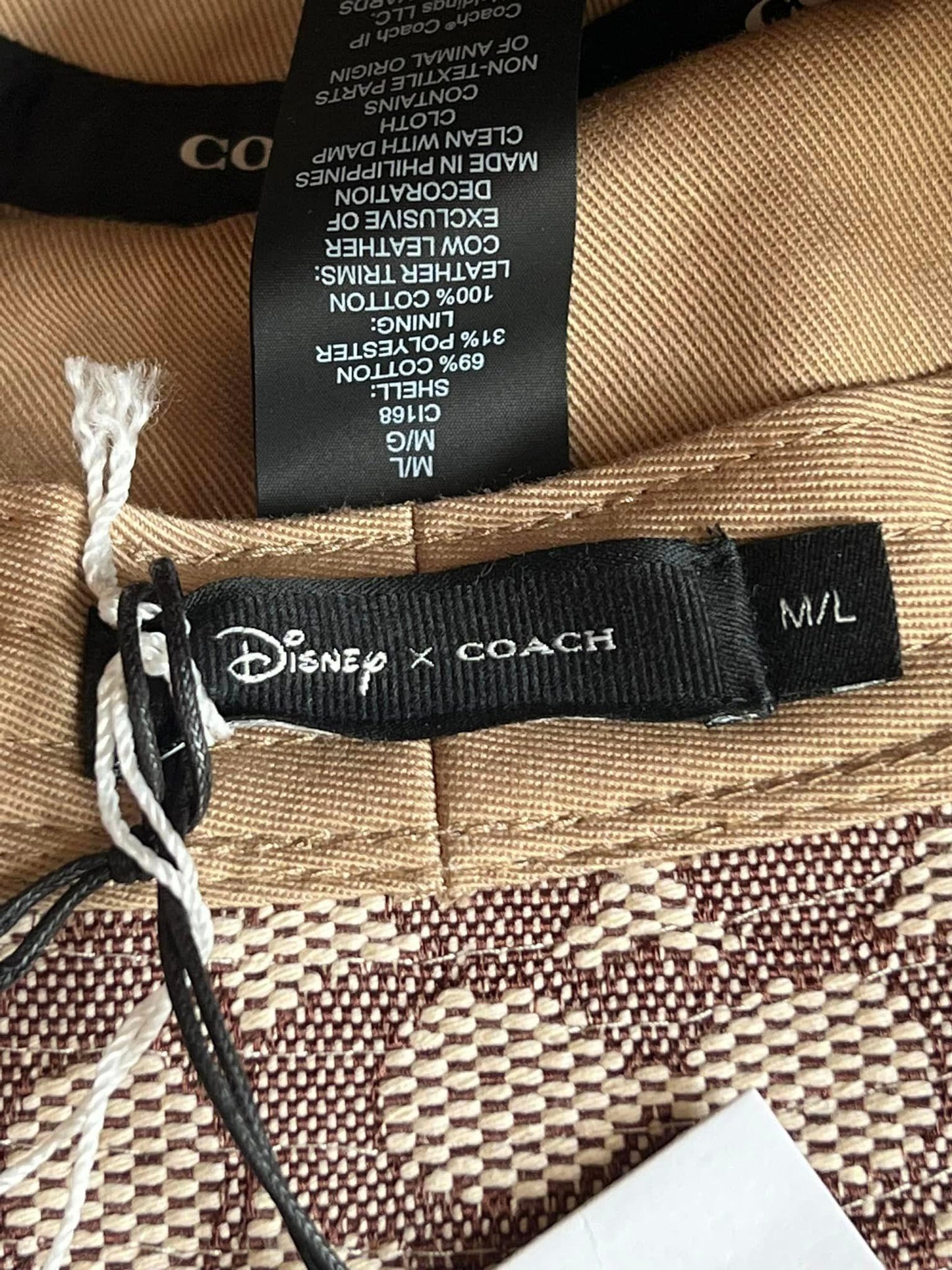 Disney X Coach Signature Jacquard Bucket Hat