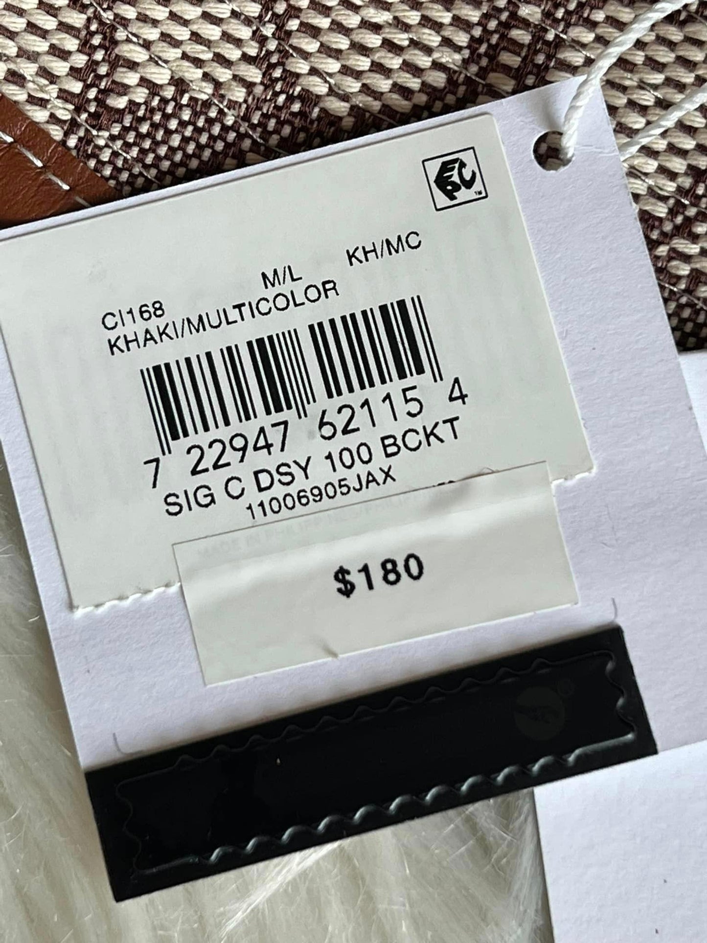 Disney X Coach Signature Jacquard Bucket Hat