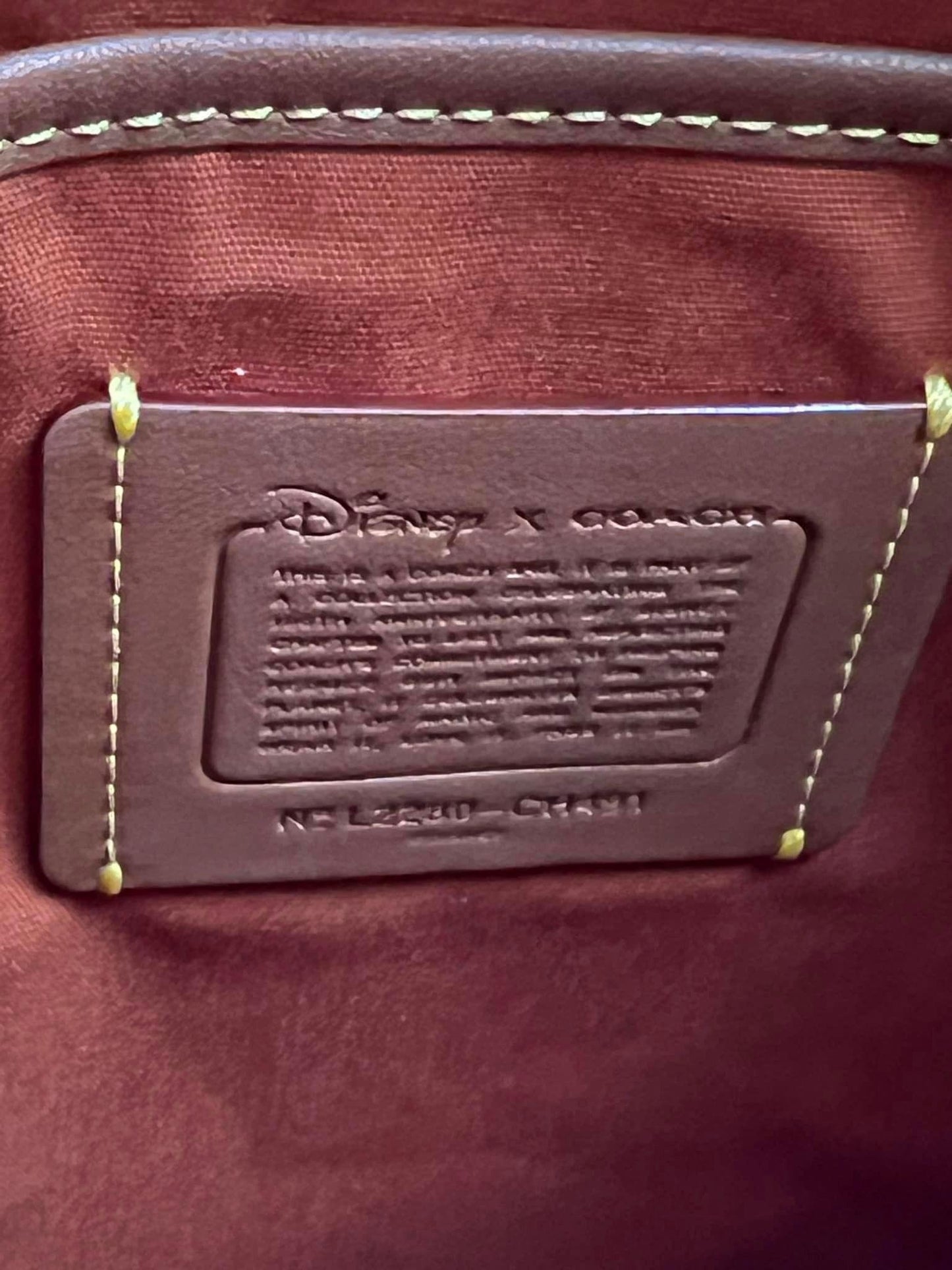 Disney X Coach Kitt Messenger Crossbody in Signature Textile Jacquard with Patches