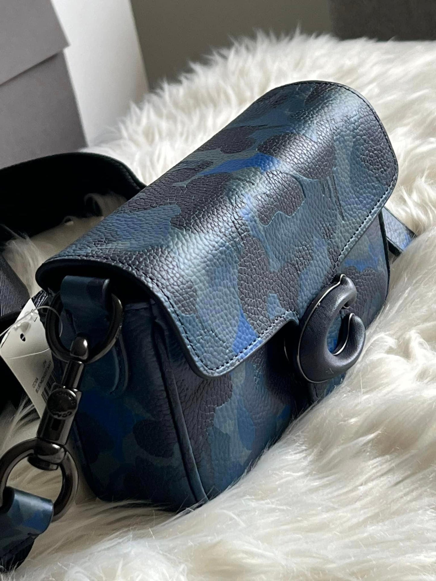 Coach Soft Tabby Crossbody 18 with Camo Print