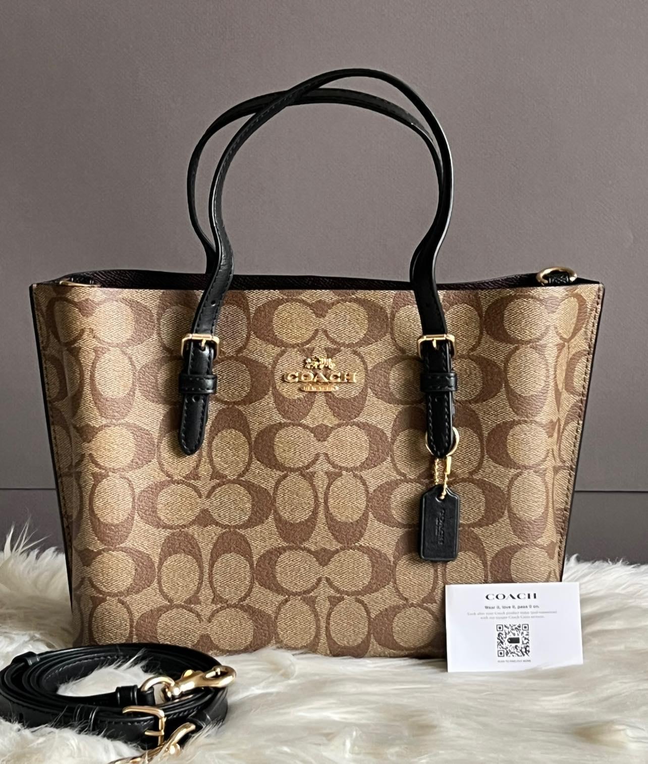 Coach Mollie Tote 25 in Signature Canvas