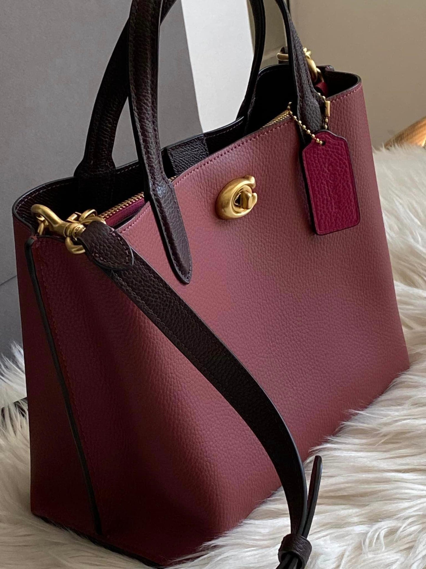 Coach Willow Tote 24 in Colorblock