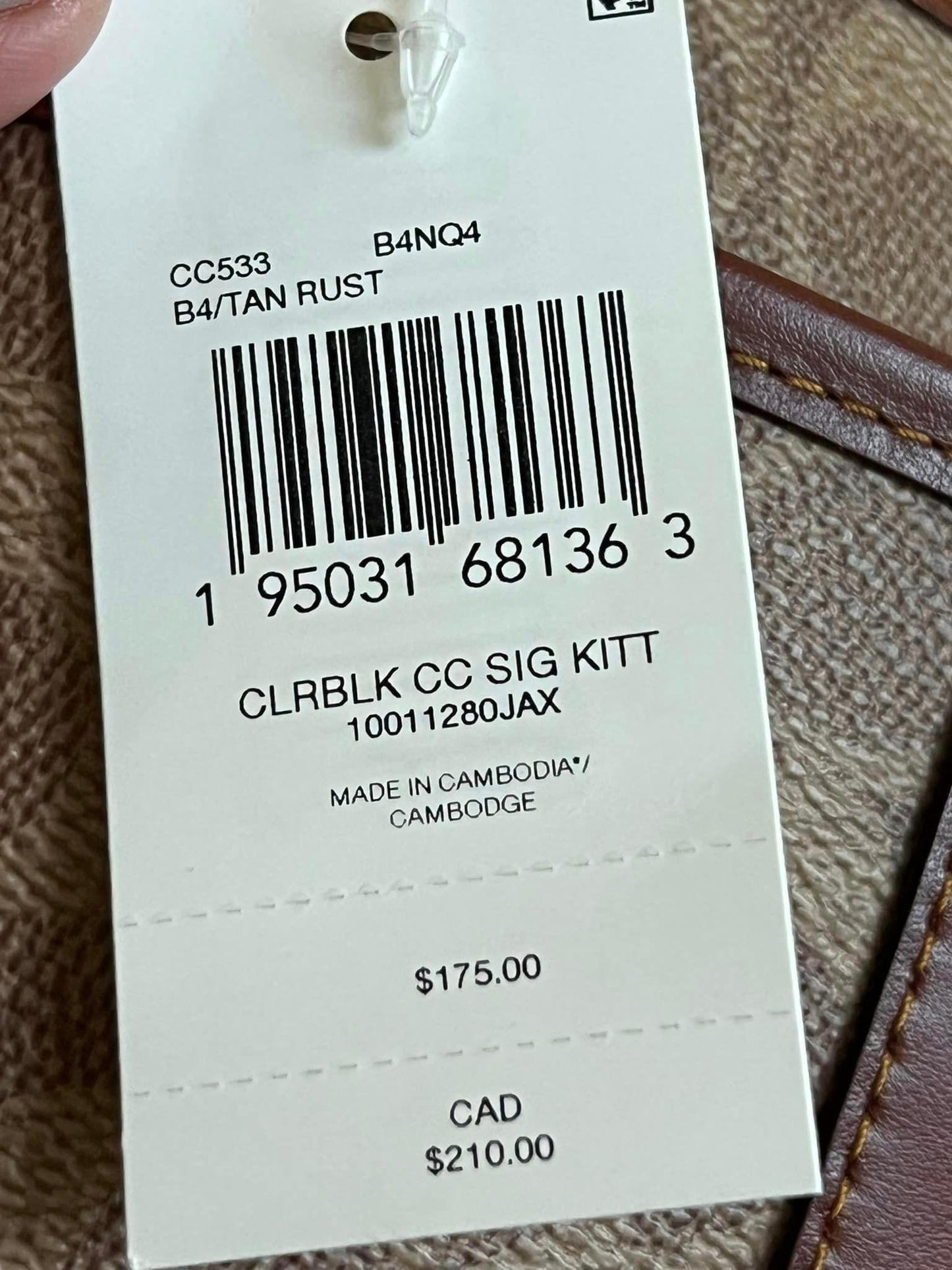 Coach Kitt Messenger Crossbody in Colorblock Signature Canvas