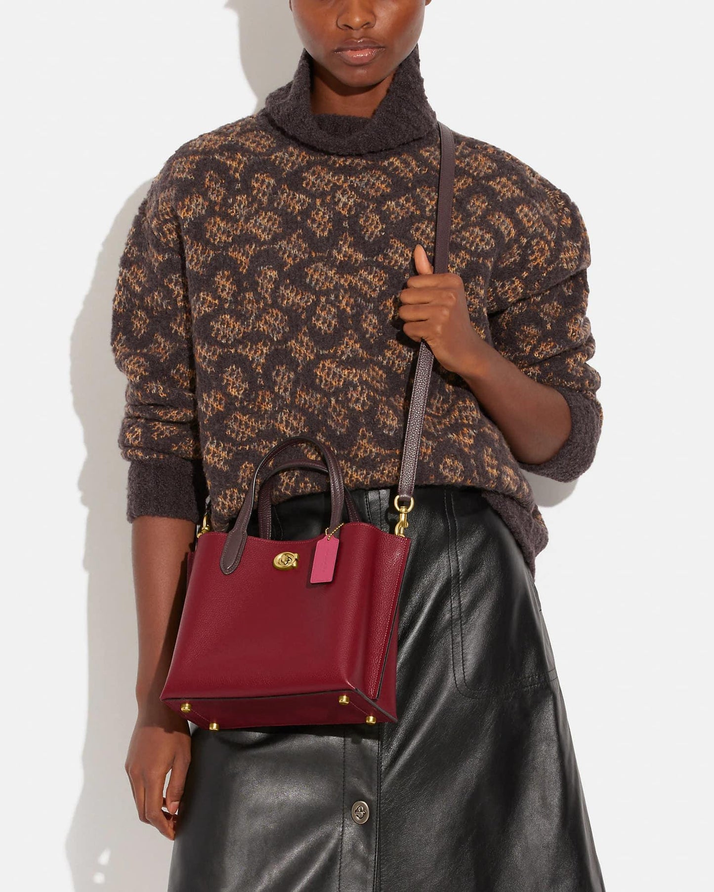 Coach Willow Tote 24 in Colorblock