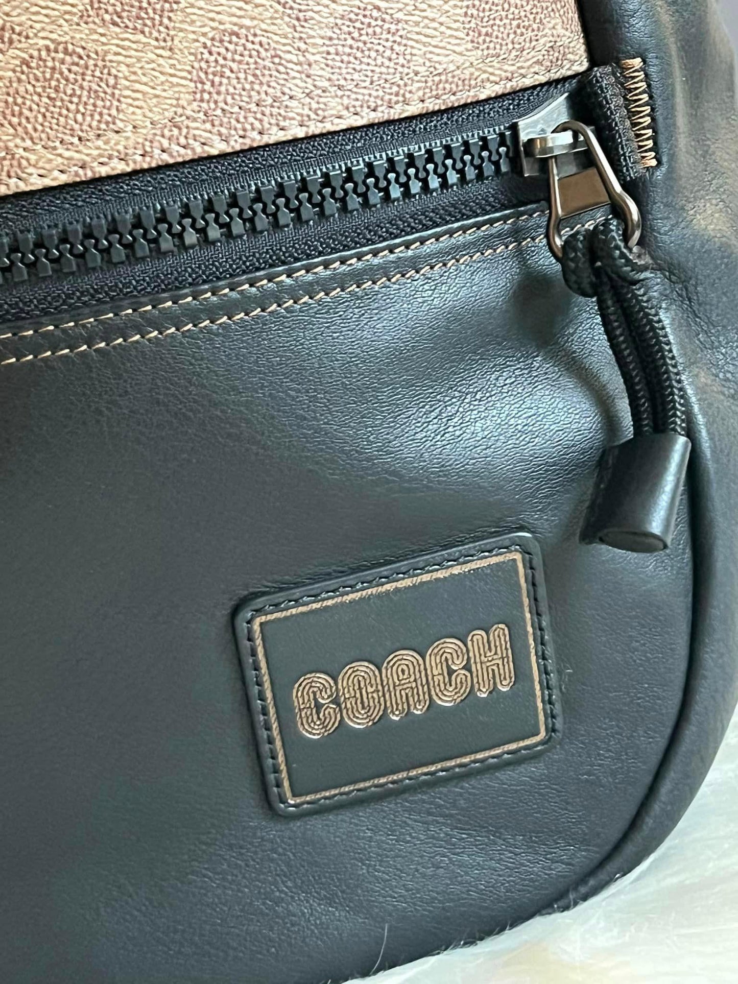 Coach Pacer Backpack In Signature Canvas with Coach Patch