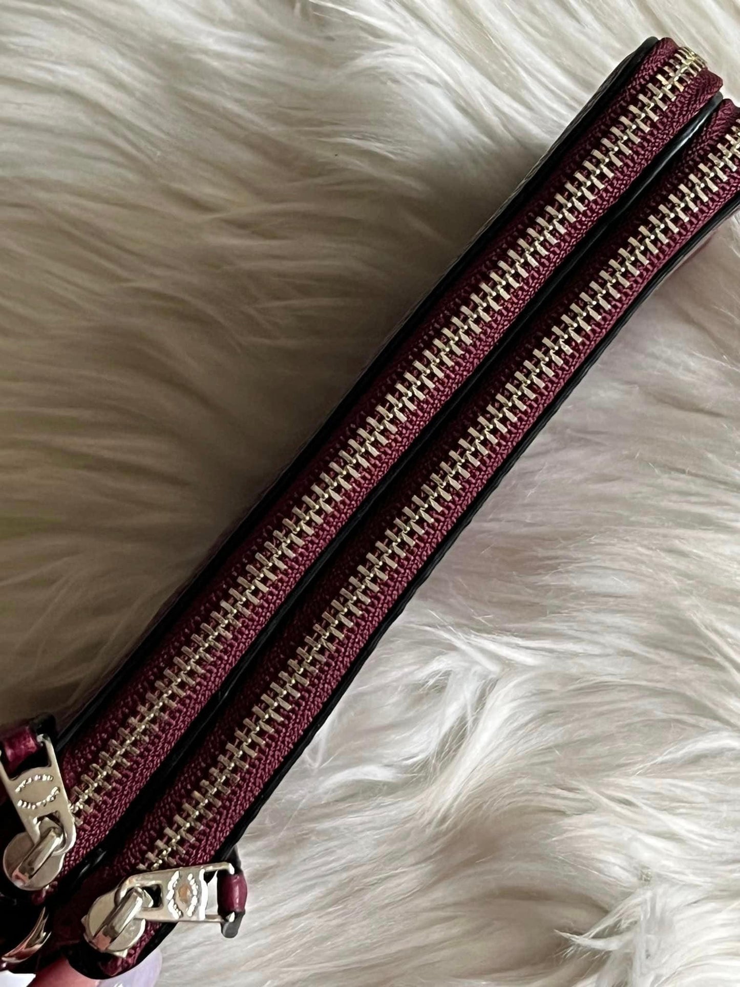Coach Double Corner Zip Wristlet