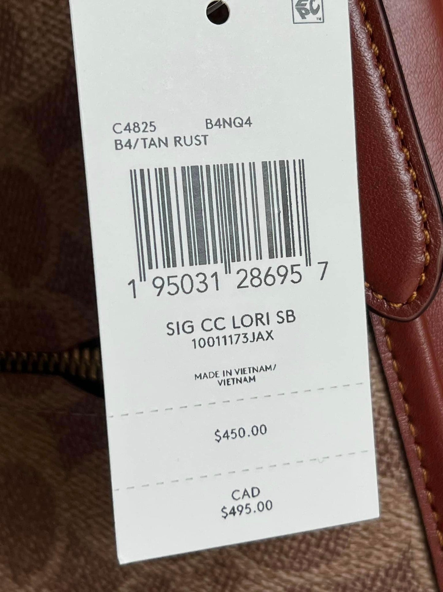 Coach Lori Shoulder Bag in Signature Canvas