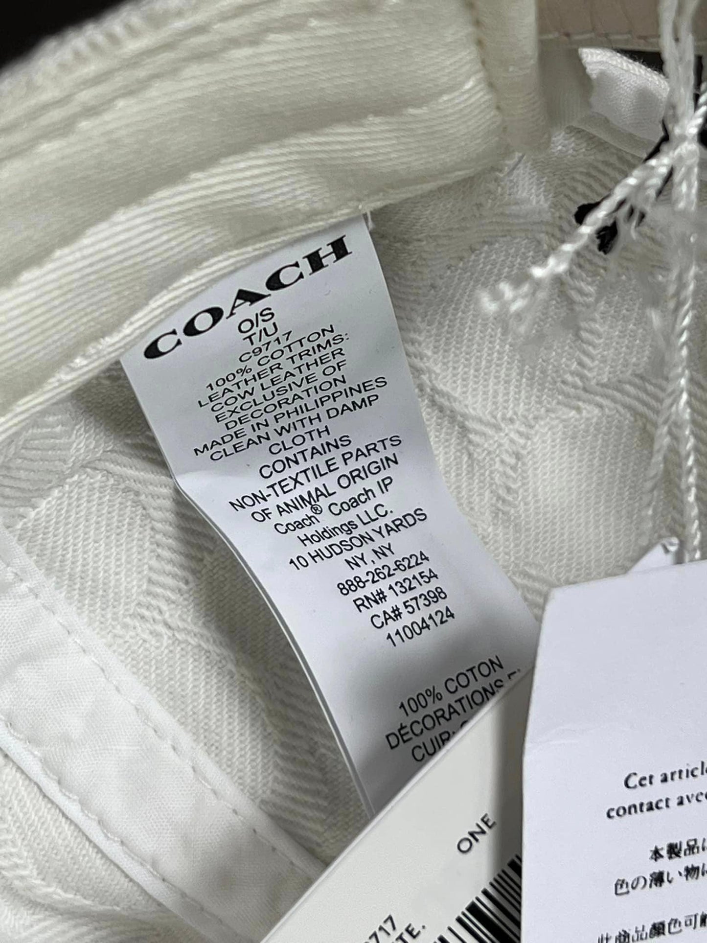 Coach Signature Jacquard Baseball Hat
