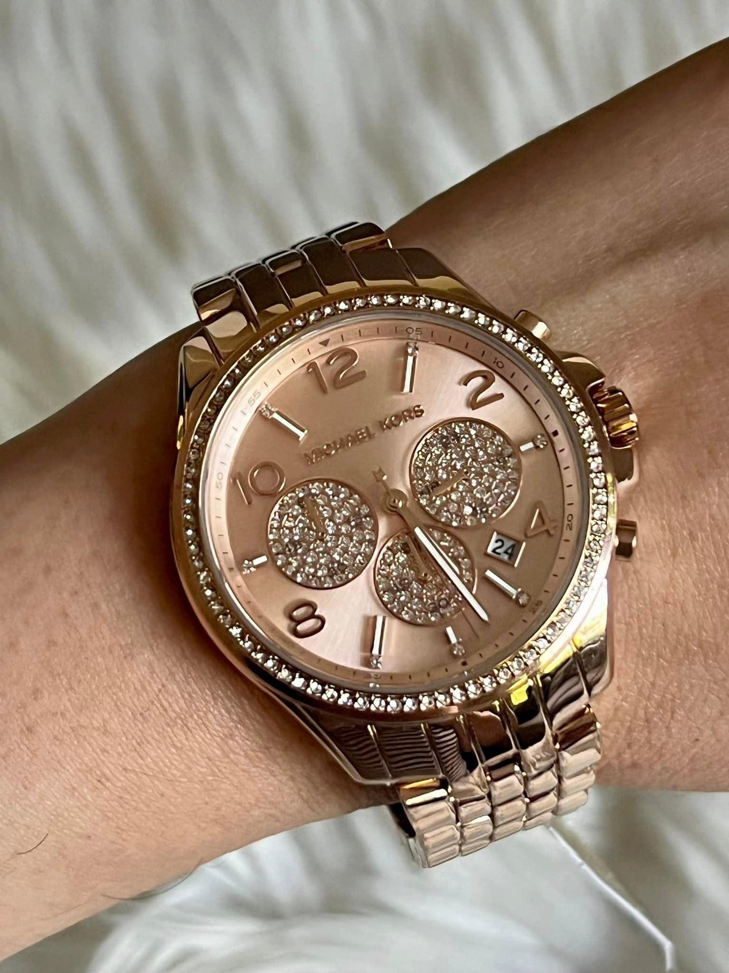 Michael Kors Women’s Rose Gold-Tone Alloy Watch