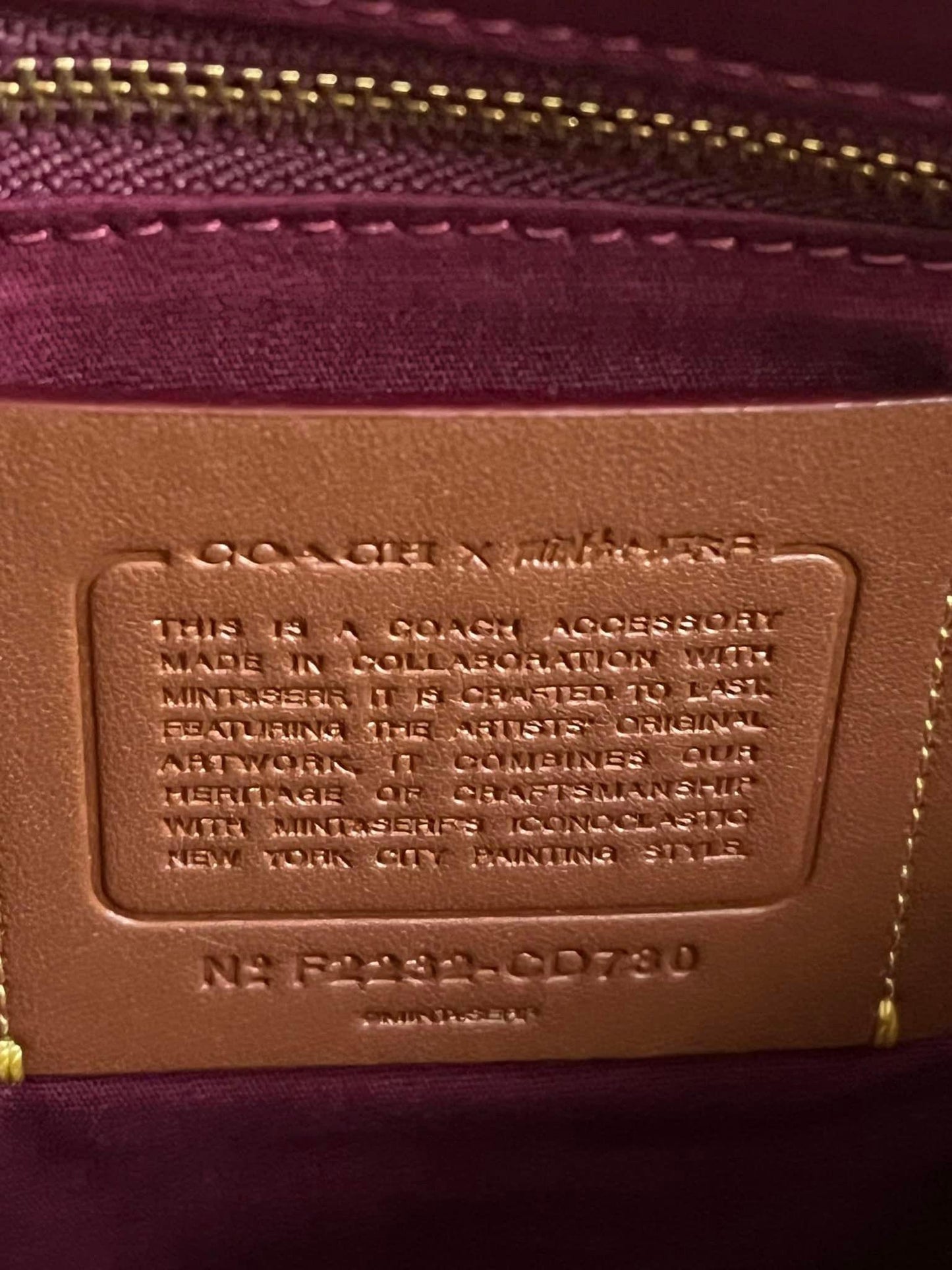 Coach X Mint + Serf Large Turnlock Wristlet in Signature Canvas