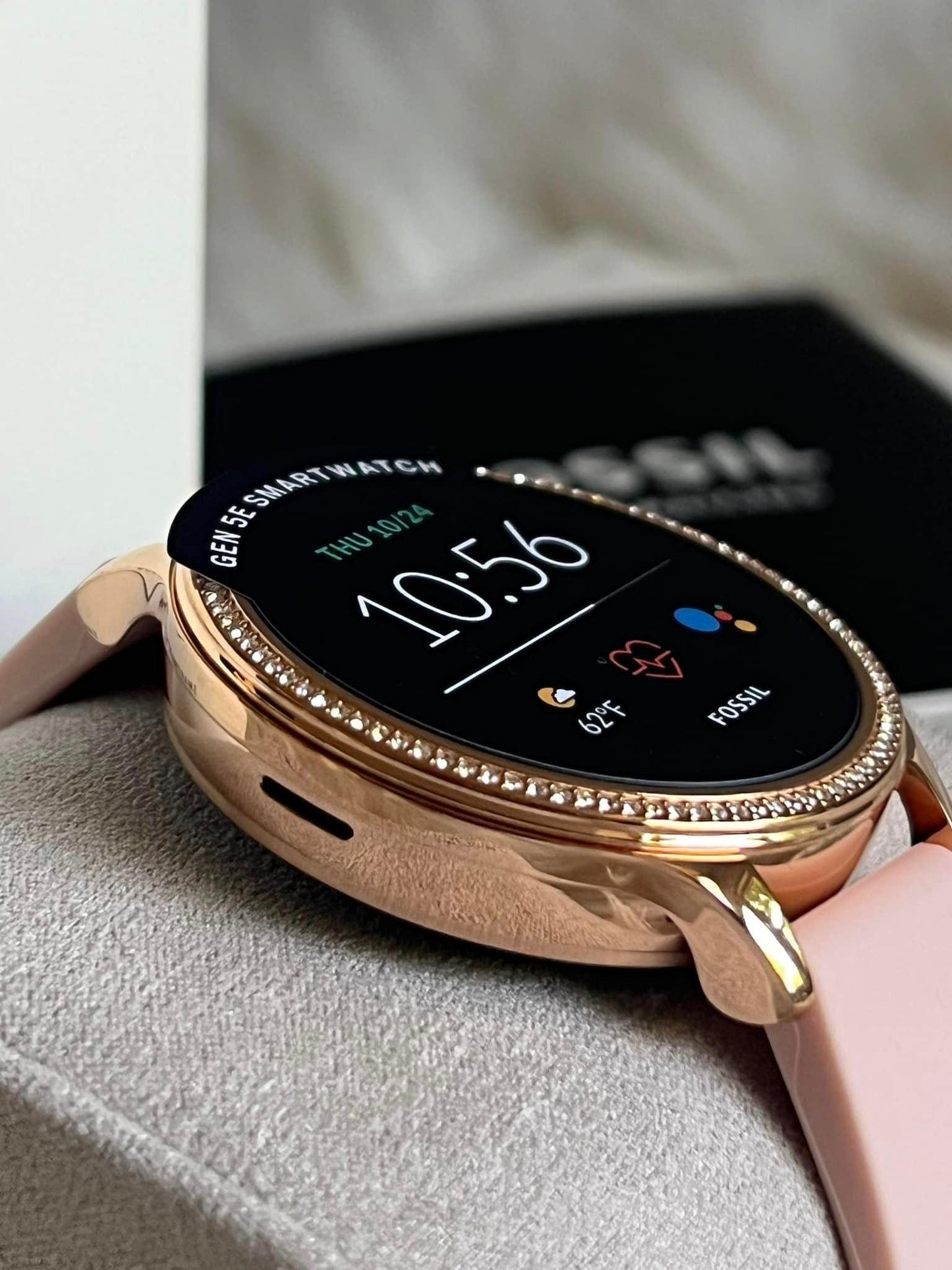 Fossil 5E Smartwatch Blush Silicone