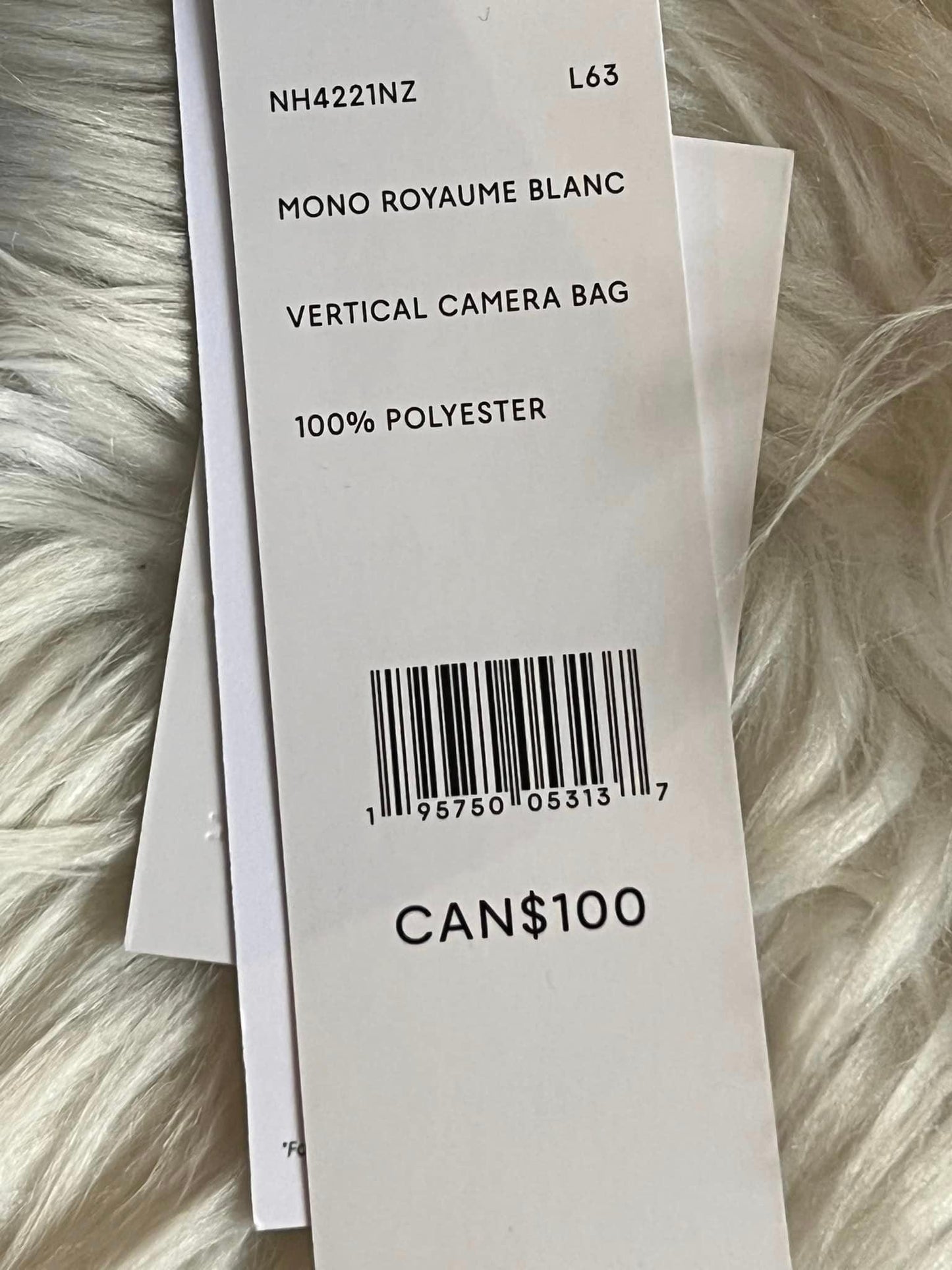 Lacoste Men’s Neocroc Logo Print Vertical Messenger Bag