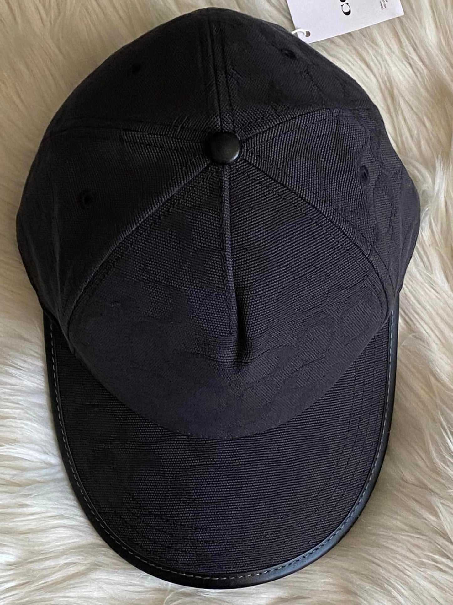 Coach Signature Jacquard Canvas Baseball Hat