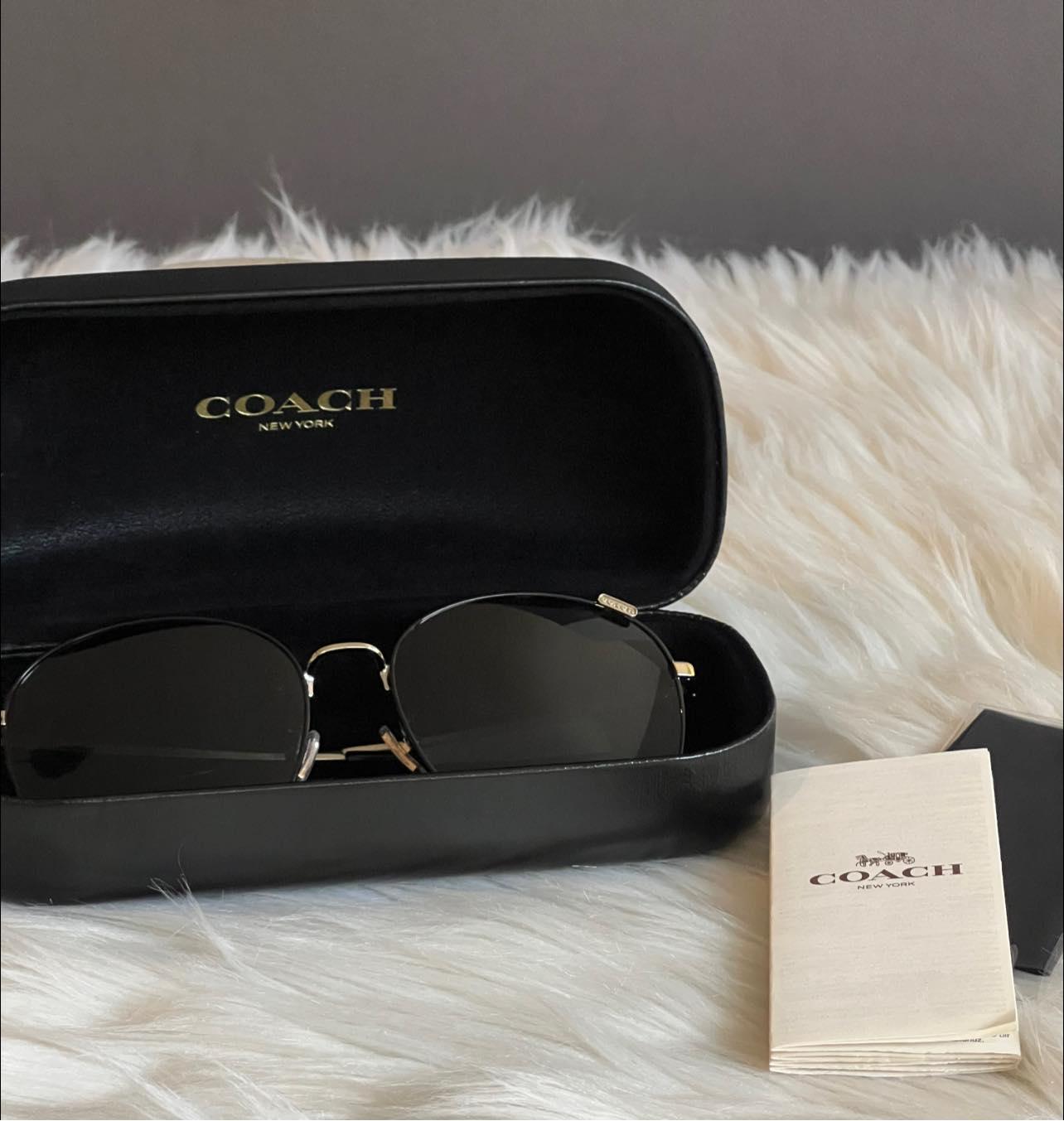 Coach Metal Round Sunglasses