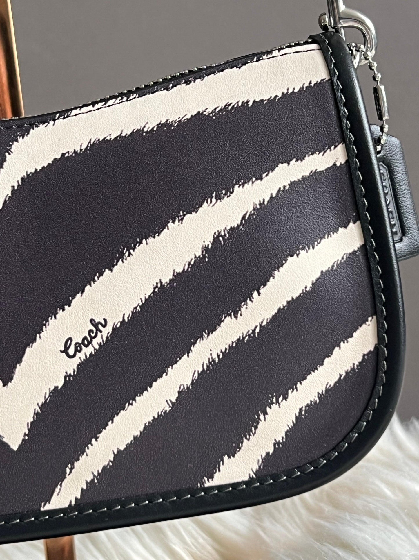 Coach Swinger 20 with Zebra Print