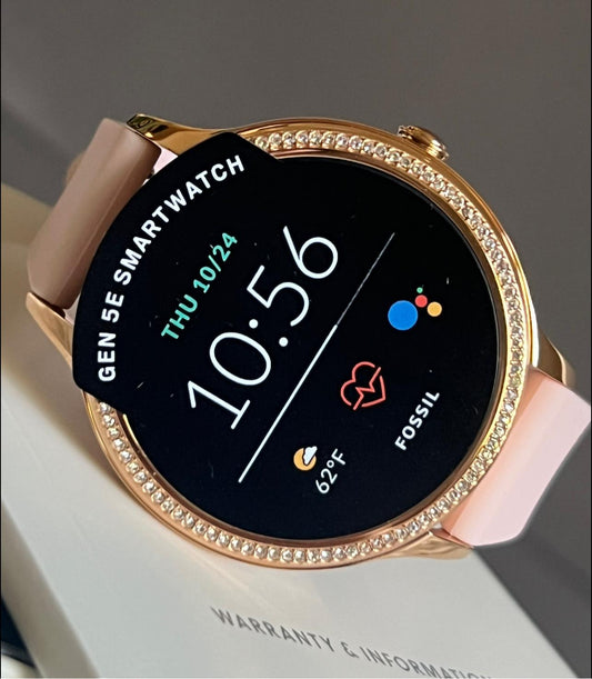 Fossil 5E Smartwatch Blush Silicone